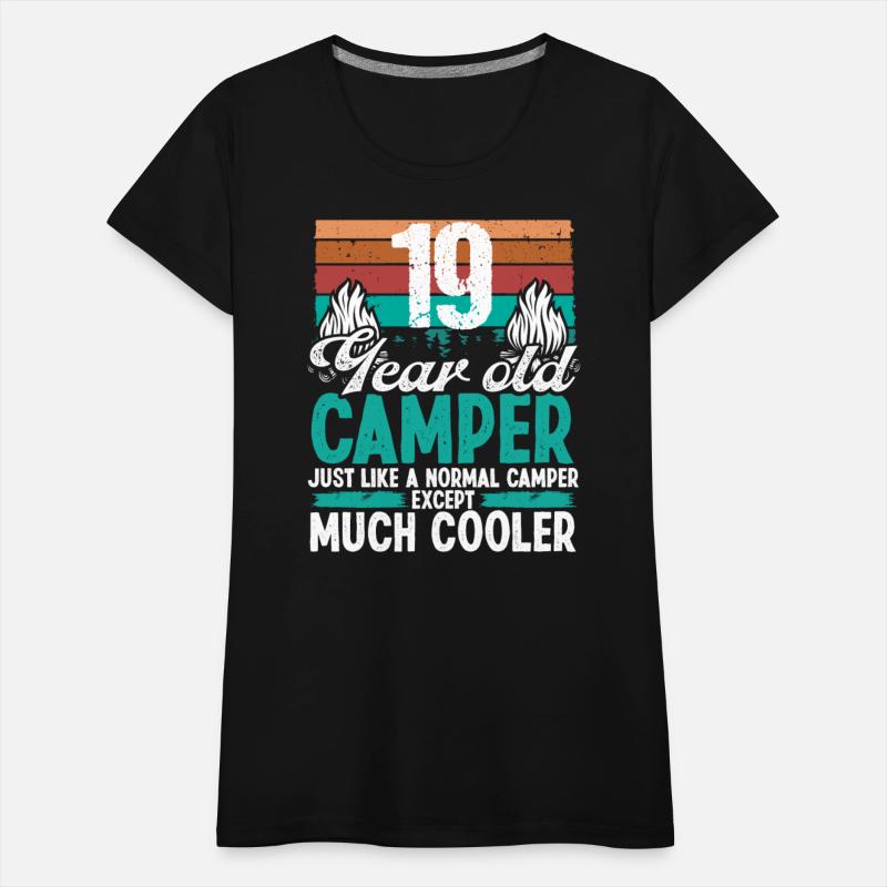 19 Year Old Camper Scouting Camping 19 Birthday