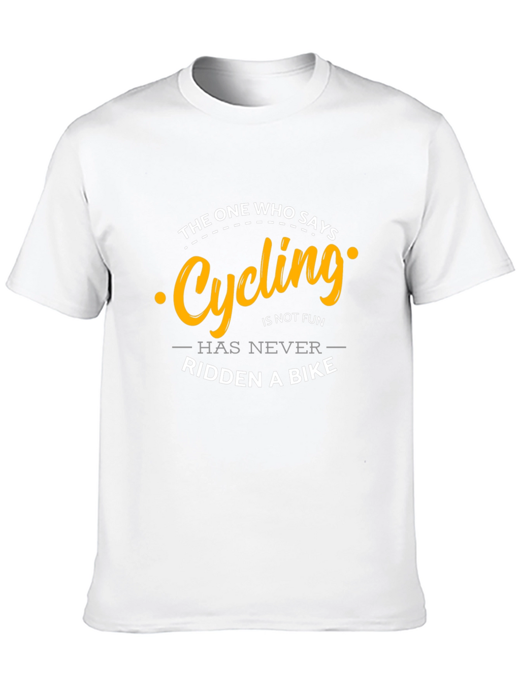 Cycling is Fun Graphic Tee - Black T-Shirt