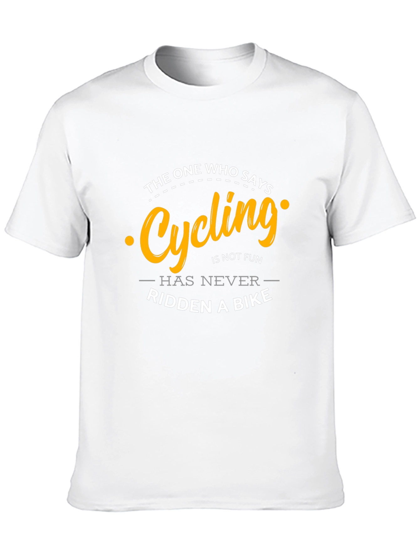 Cycling is Fun Graphic Tee - Black T-Shirt