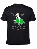Unicorn Dinosaur Disco T-Shirt