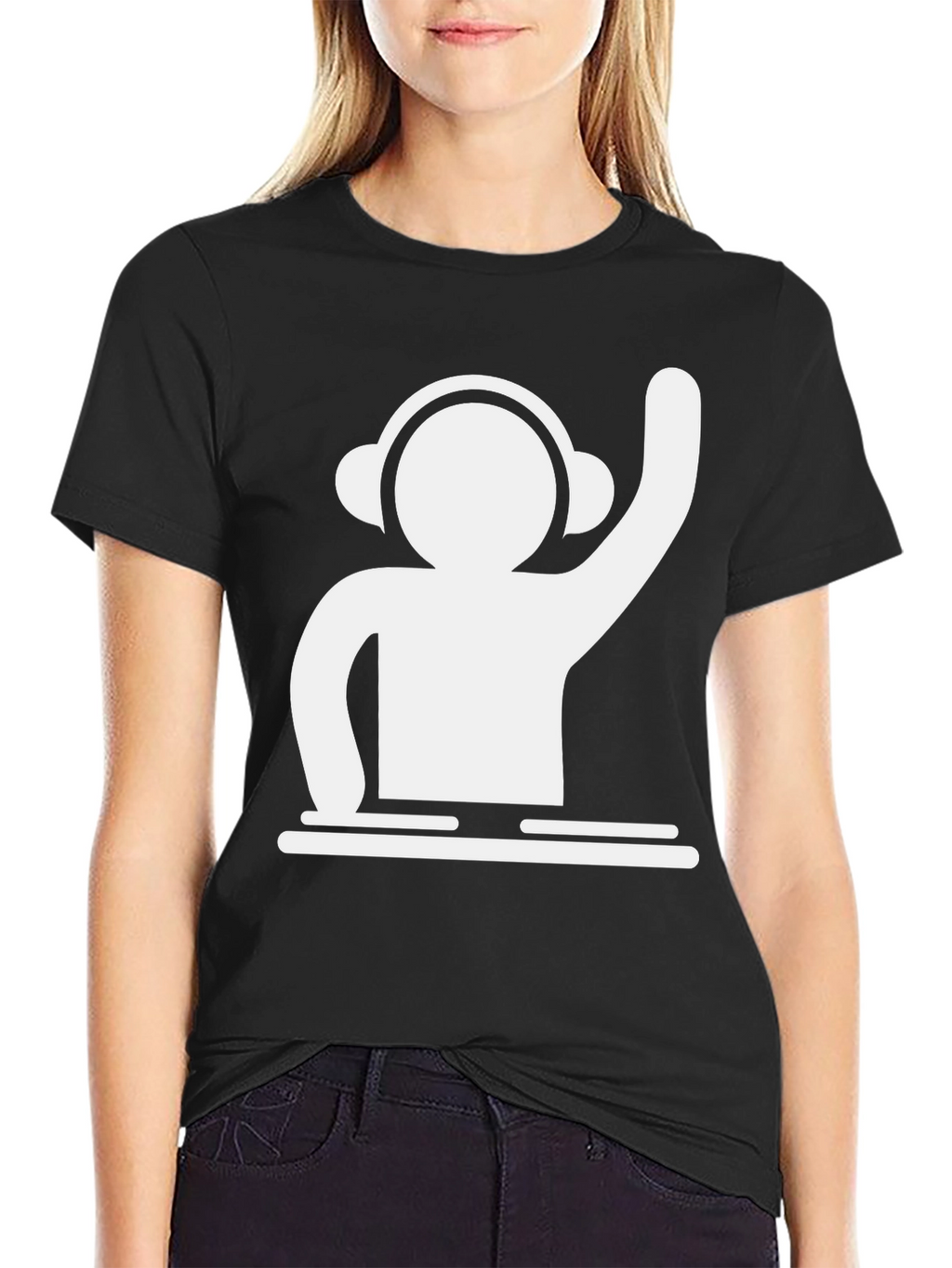 DJ Graphic T-Shirt - Cool Black Tee