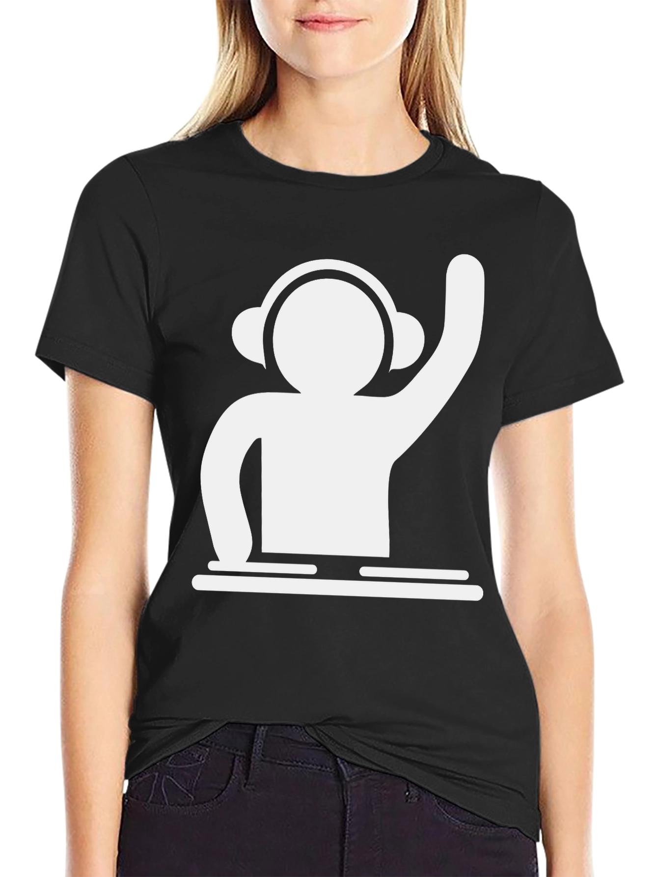 DJ Graphic T-Shirt - Cool Black Tee