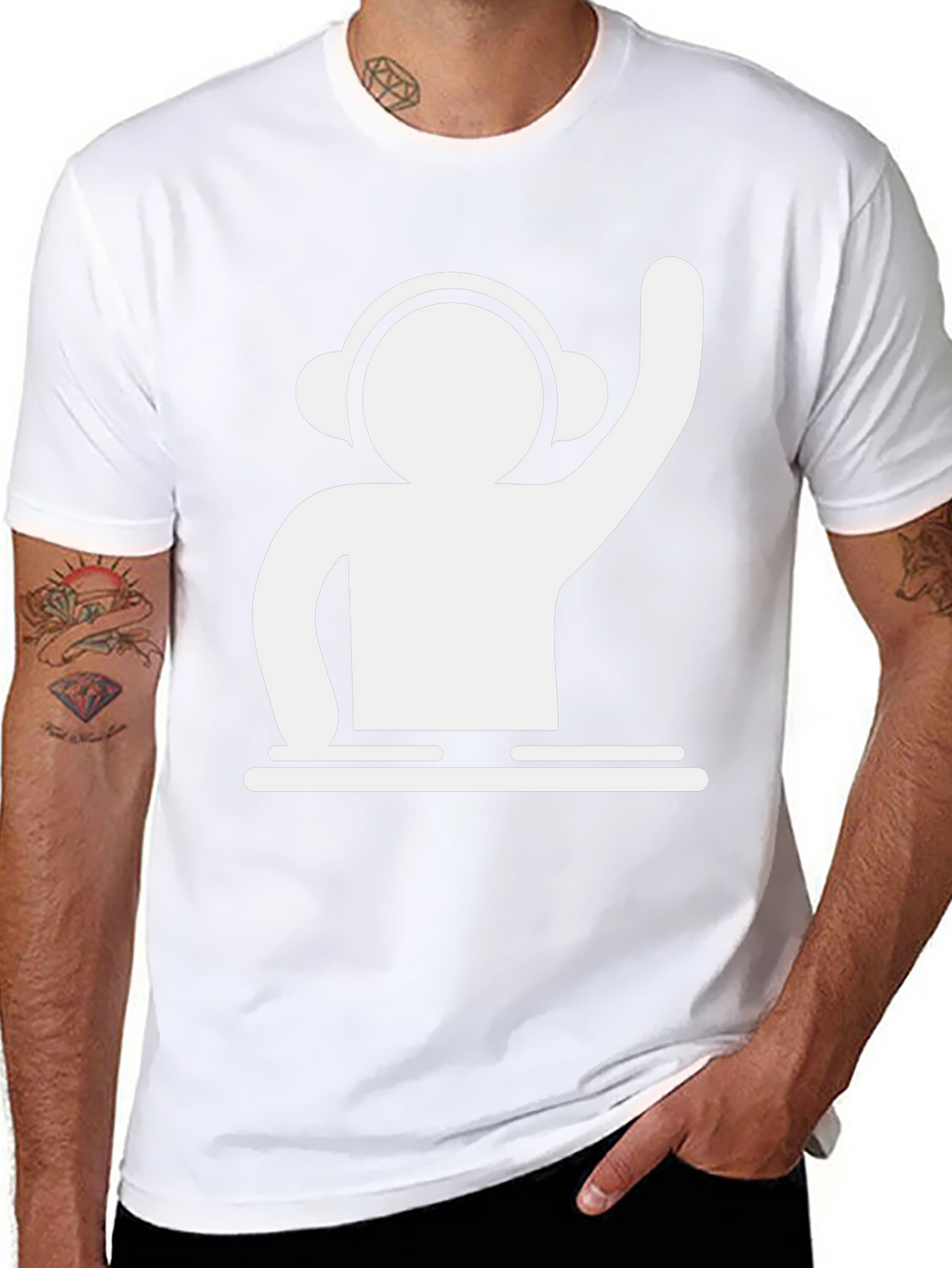 DJ Graphic T-Shirt - Cool Black Tee