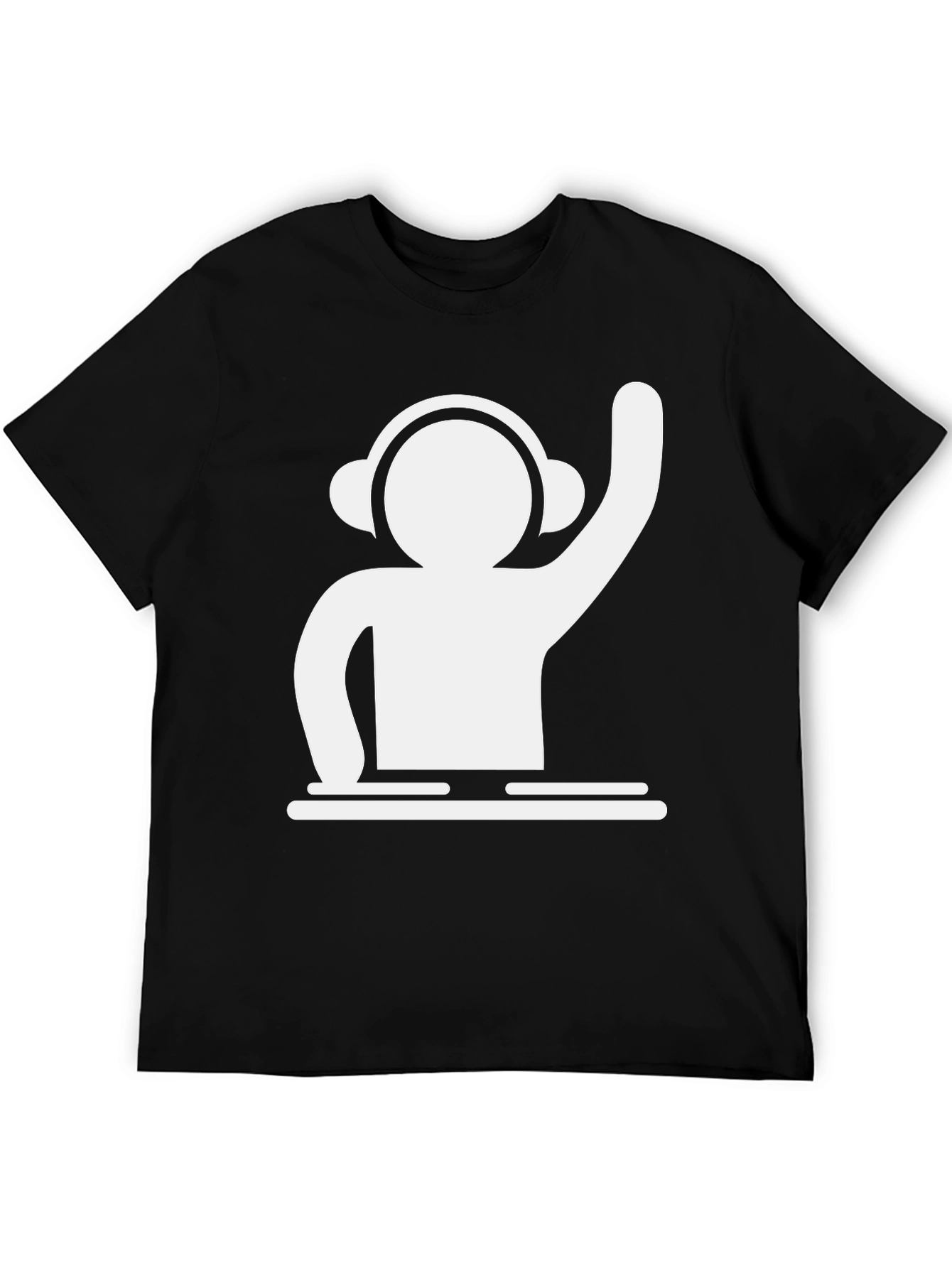 DJ Graphic T-Shirt - Cool Black Tee