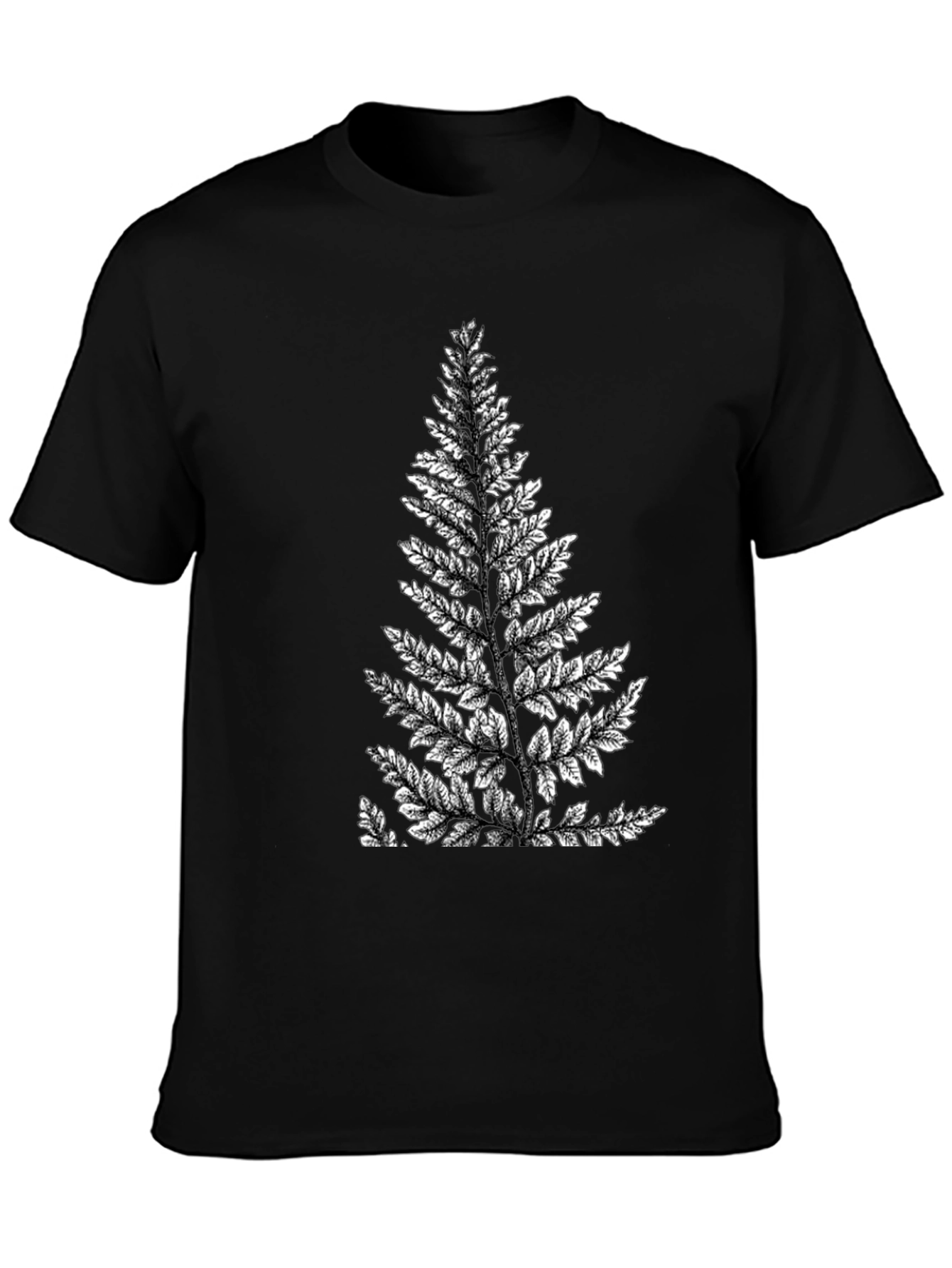 Fern Graphic Black T-Shirt