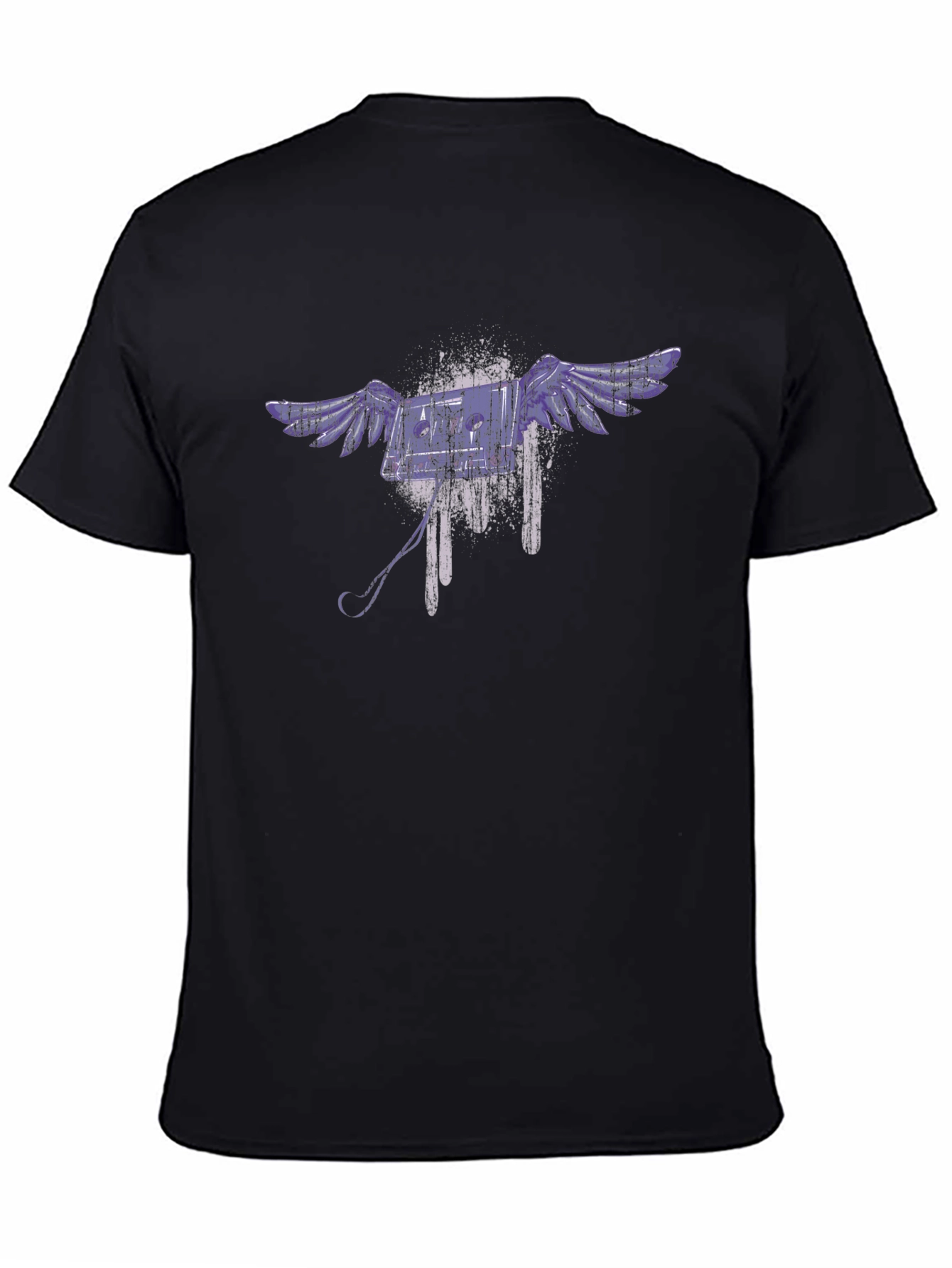 Urban Angel Graphic Tee - Mens Black T-Shirt