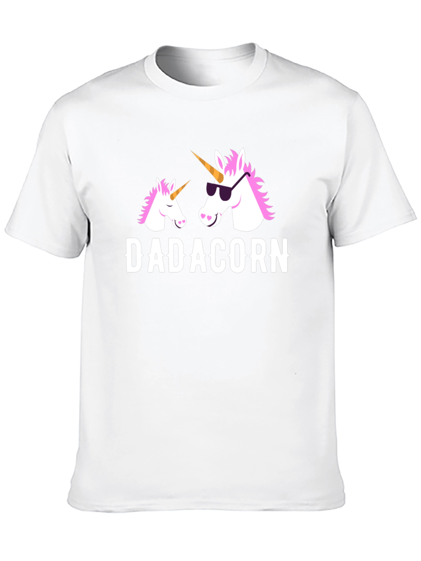 Dadacorn T-Shirt: Funny Unicorn Fathers Day Gift