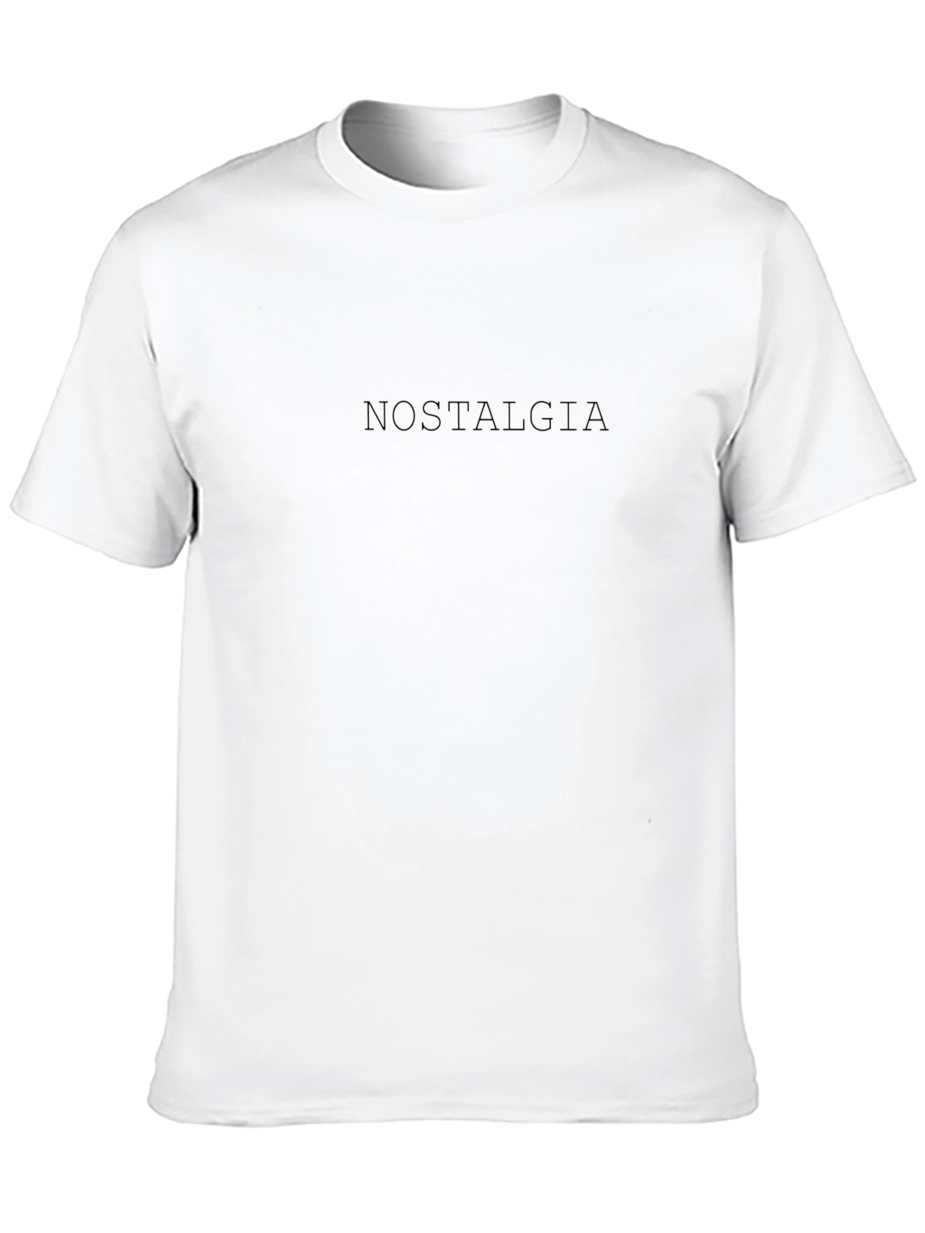 Nostalgia Black Graphic Tee - Classic Comfort