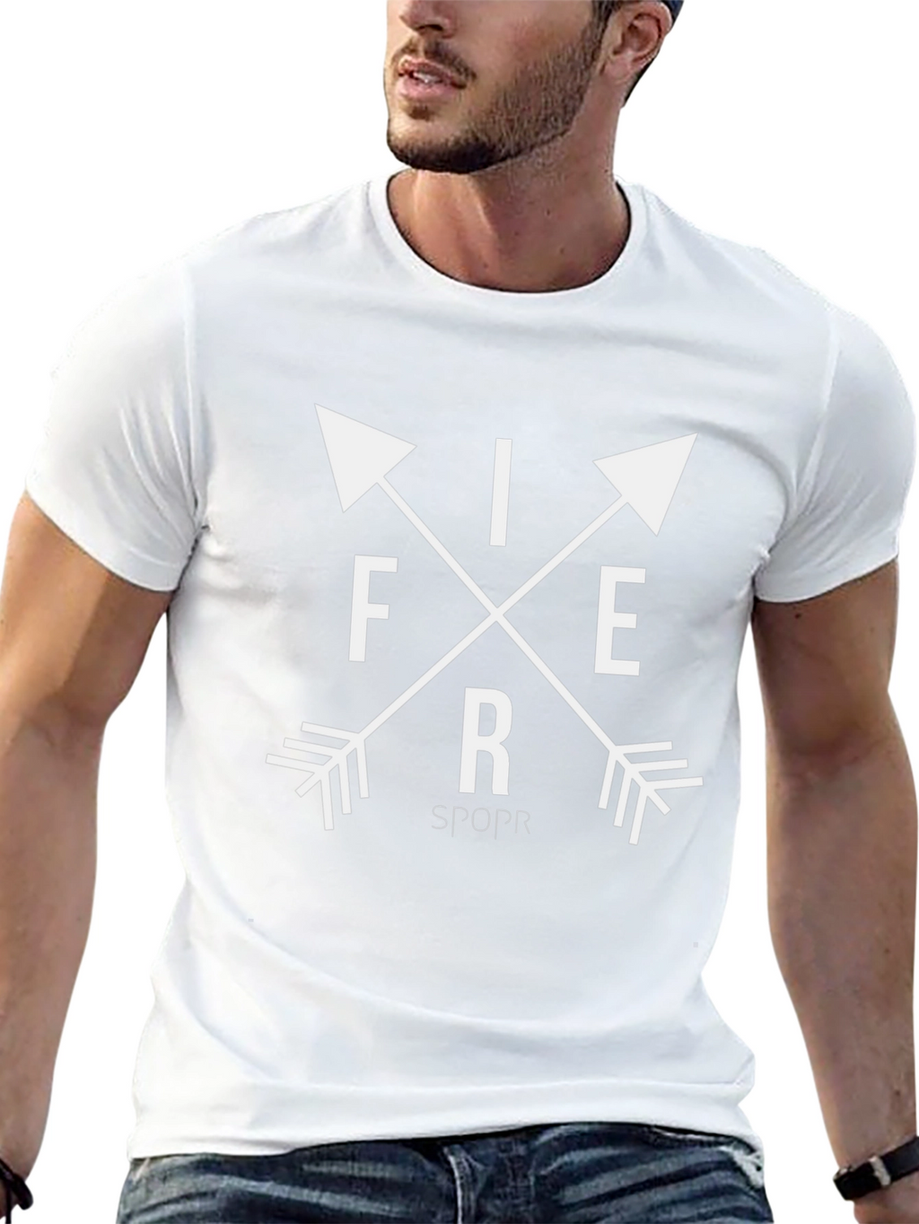 Fierce Arrow Graphic Black T-Shirt