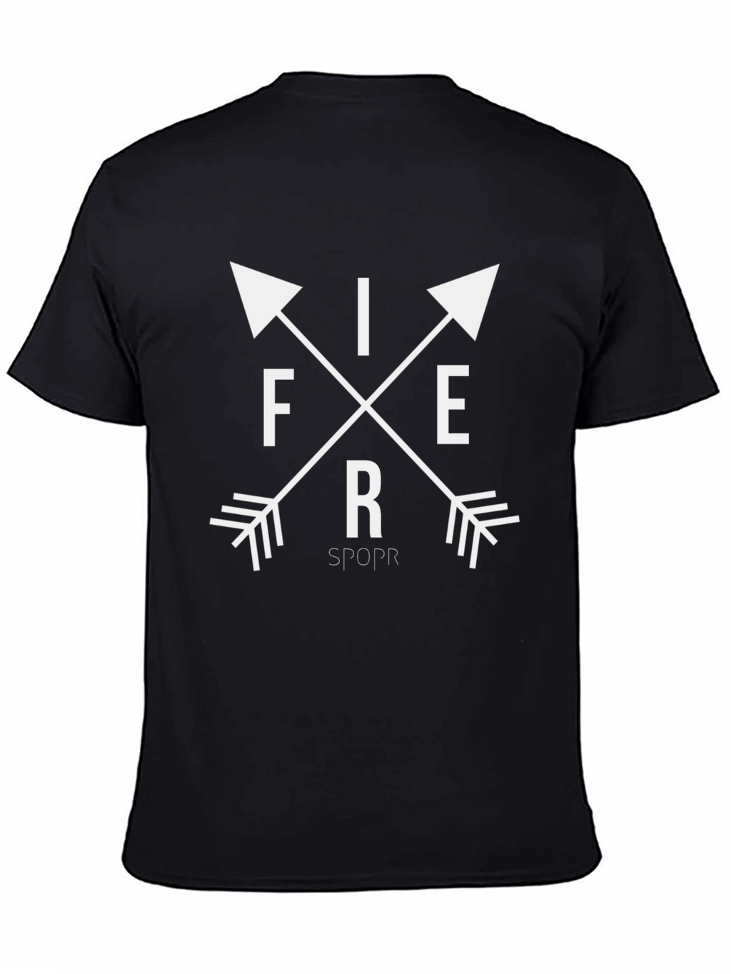 Fierce Arrow Graphic Black T-Shirt