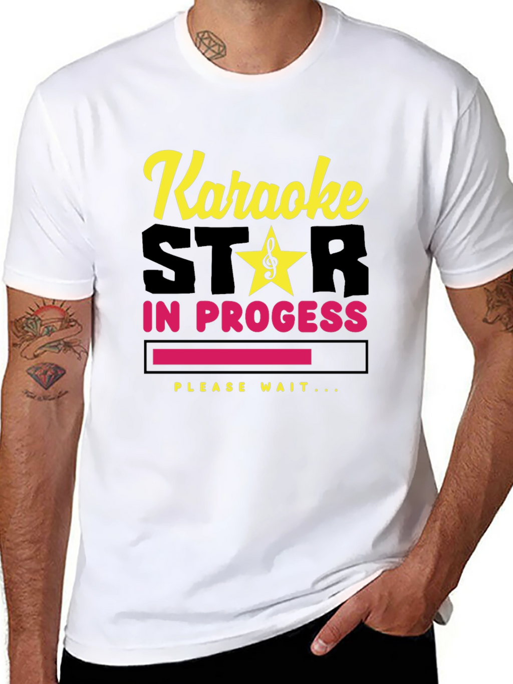 Karaoke Star In Progress Graphic T-Shirt