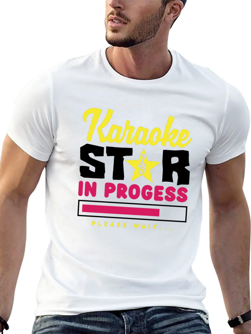 Karaoke Star In Progress Graphic T-Shirt