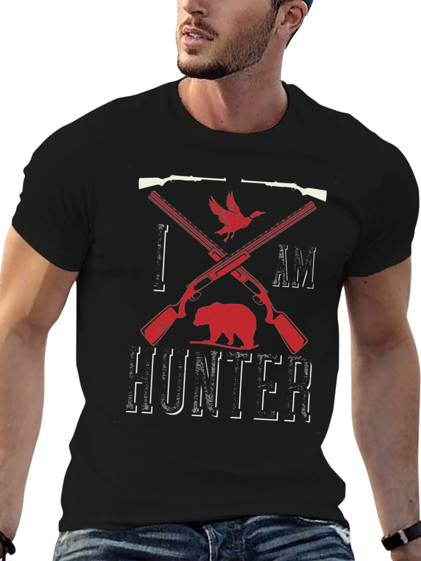 Hunter Graphic Tee - Hunting Theme Shirt