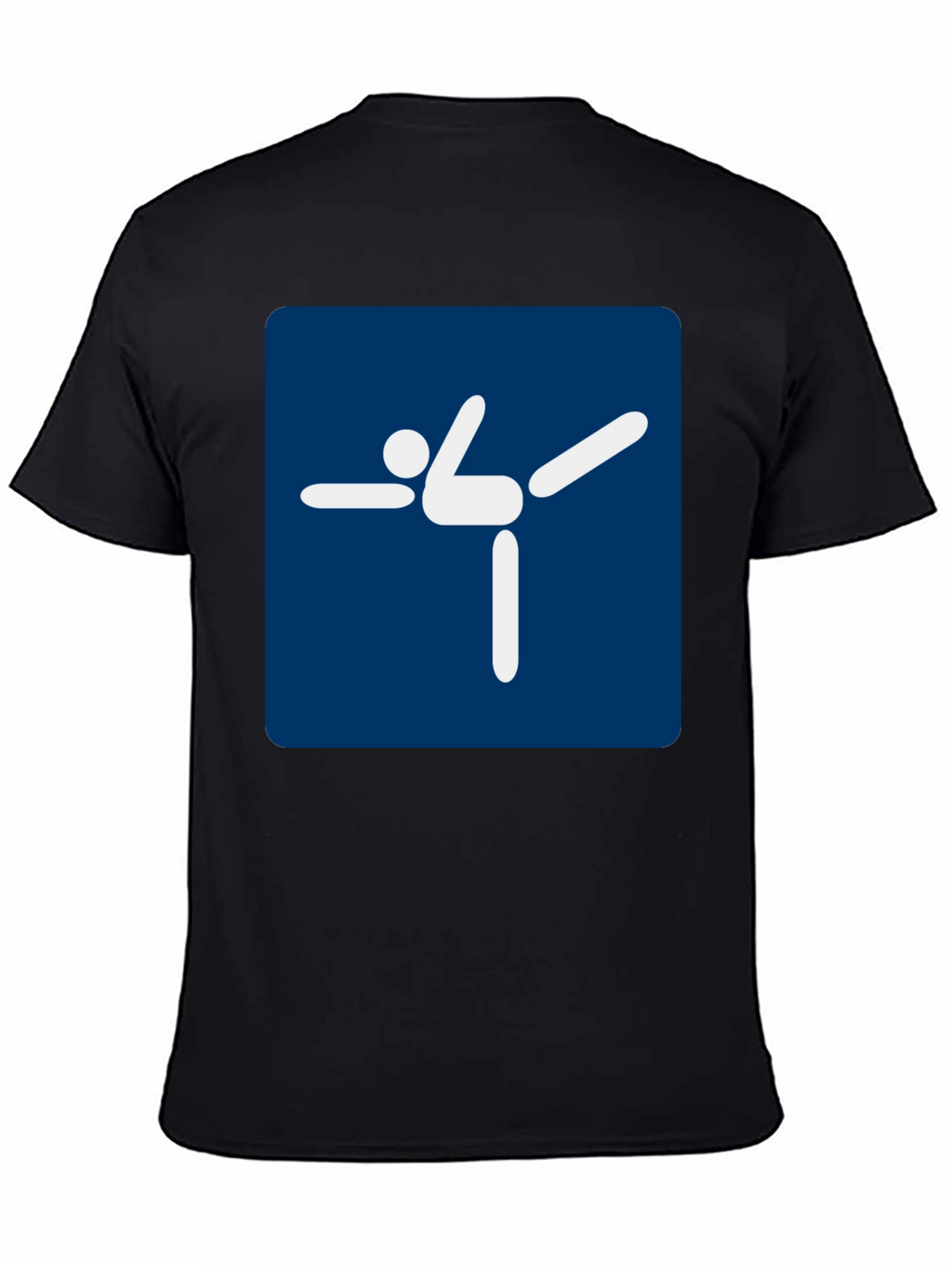 Yoga Pose Graphic Tee - Black