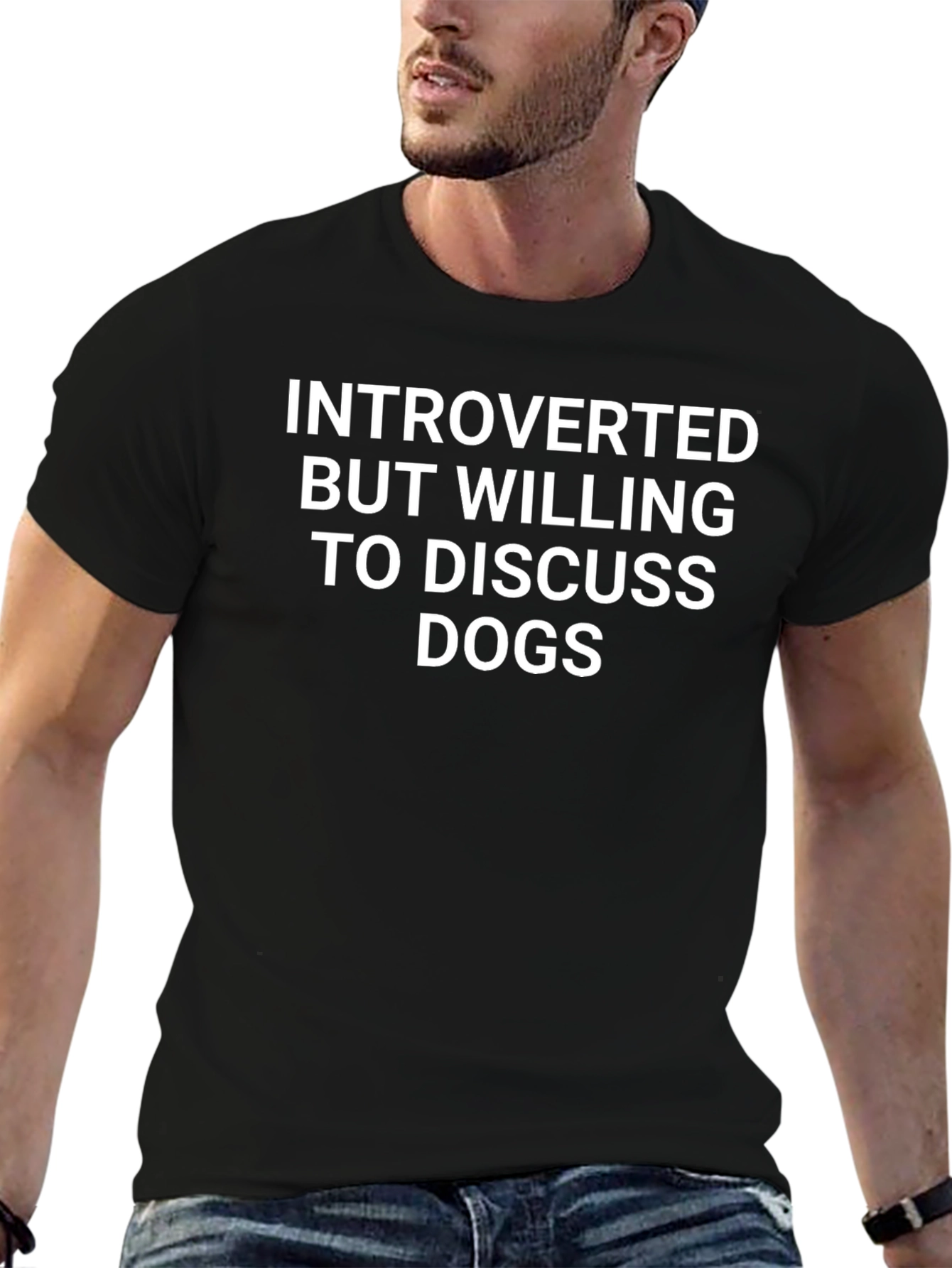 Introverted Dog Lover T-Shirt - Funny Tee