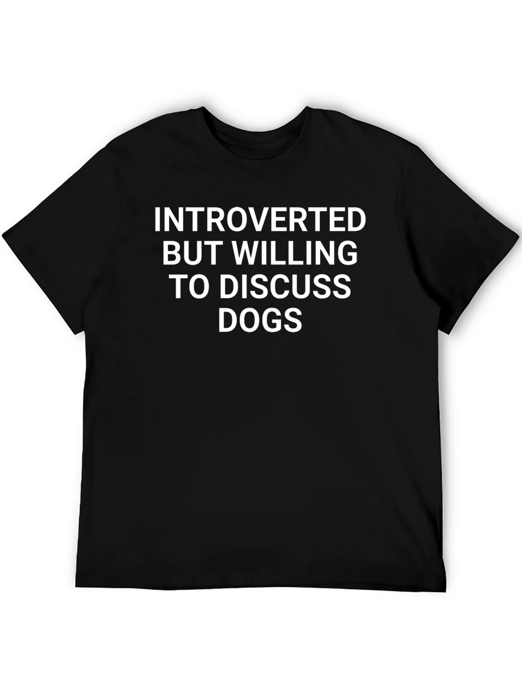 Introverted Dog Lover T-Shirt - Funny Tee