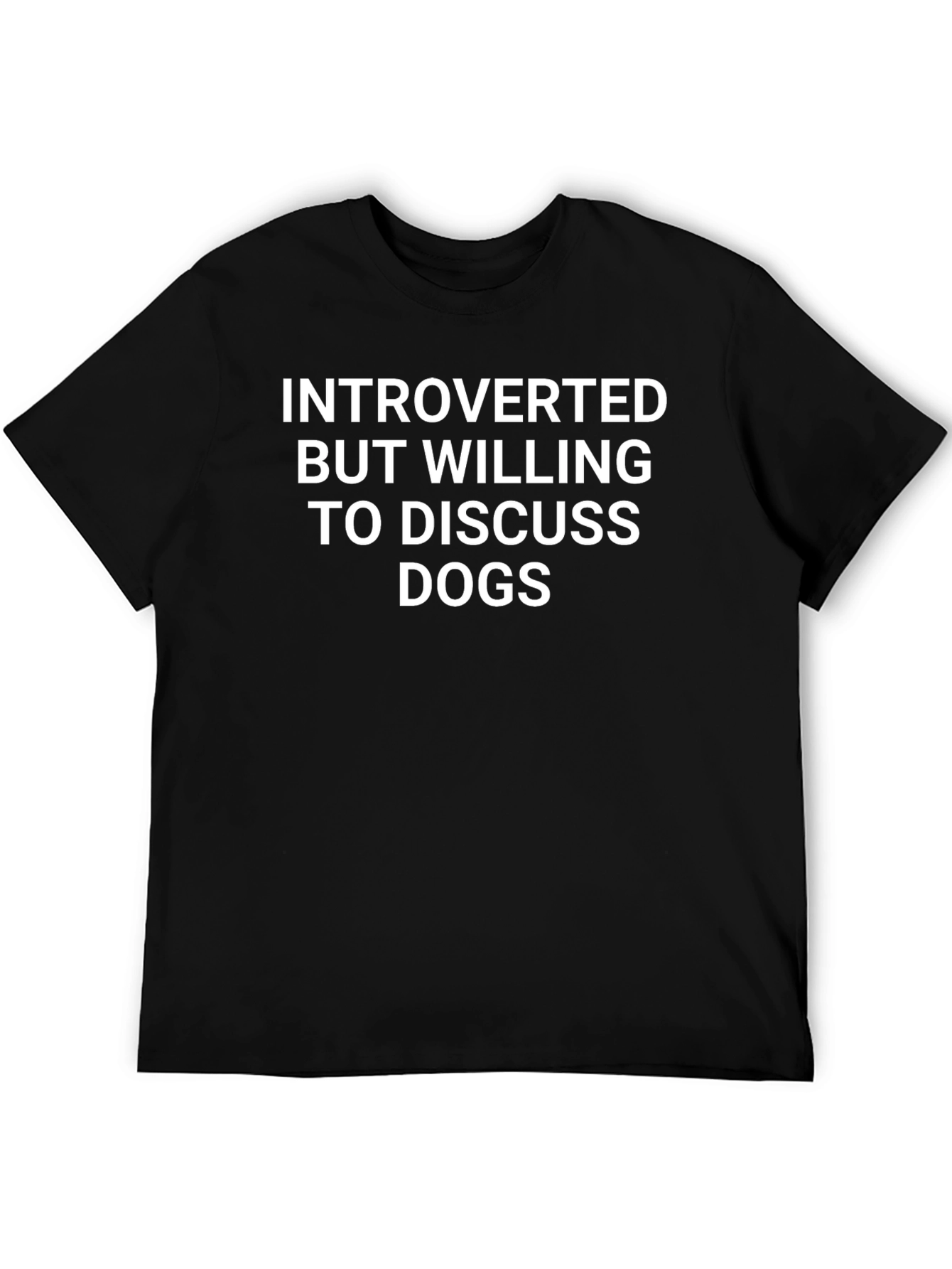Introverted Dog Lover T-Shirt - Funny Tee