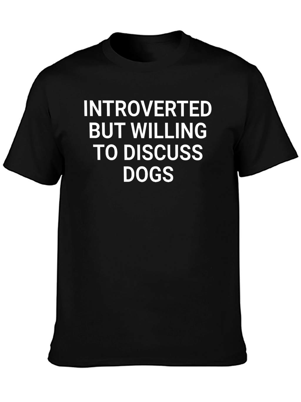 Introverted Dog Lover T-Shirt - Funny Tee