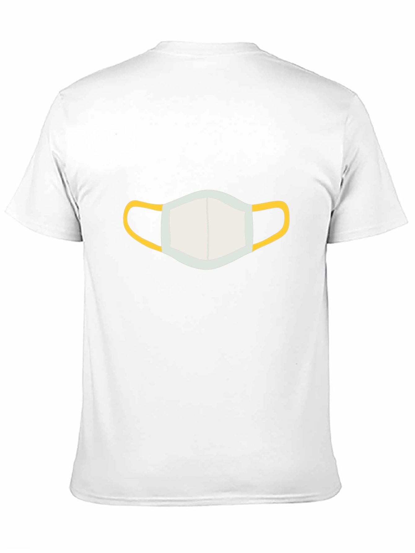 Mask Graphic Black Tee - Stay Safe in Style!
