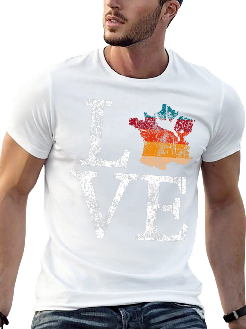 Love France T-Shirt Graphic Tee