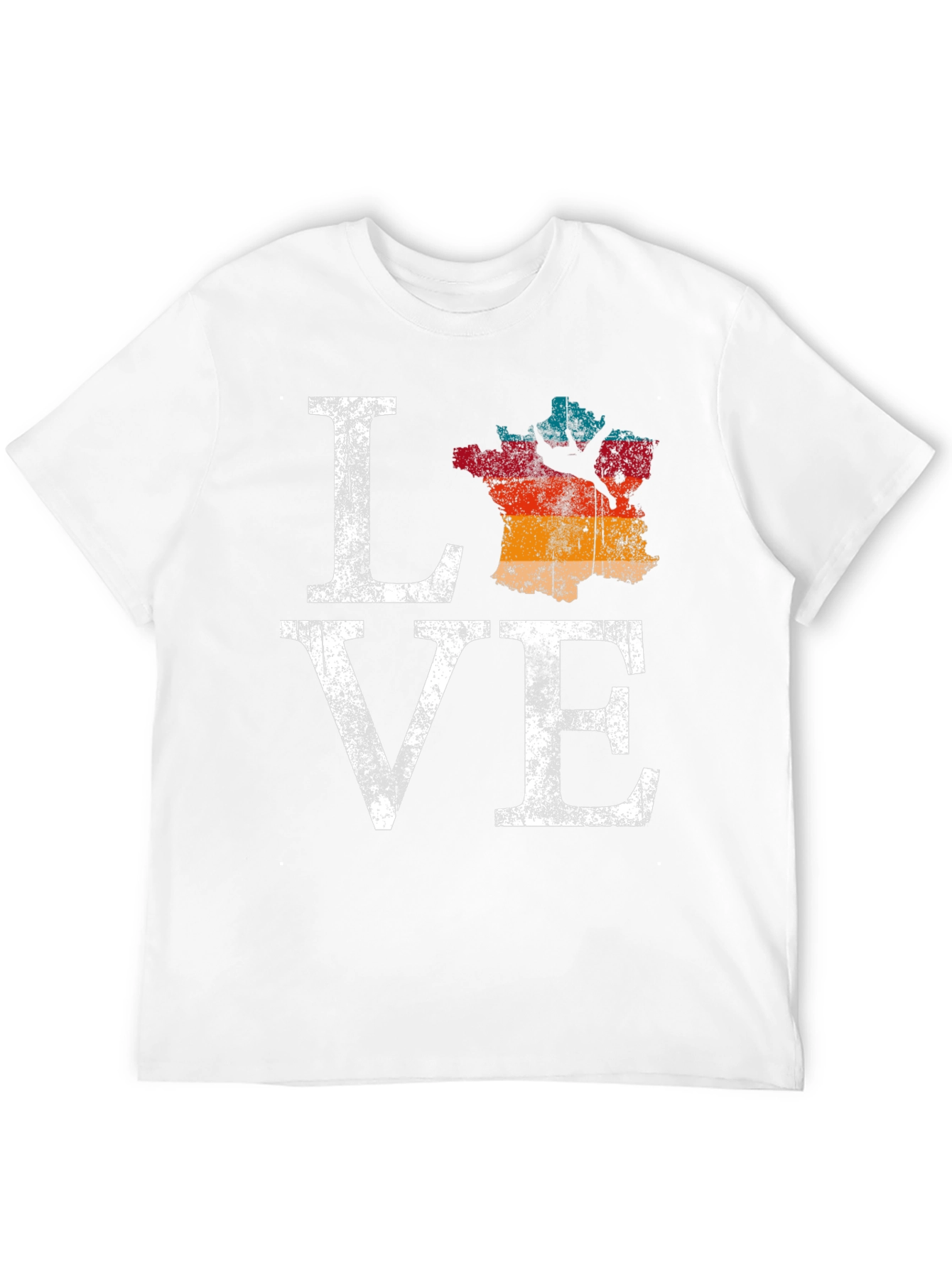 Love France T-Shirt Graphic Tee