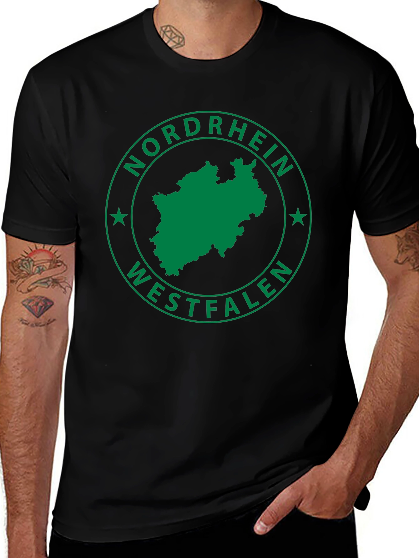 Nordrhein-Westfalen Germany Map T-Shirt