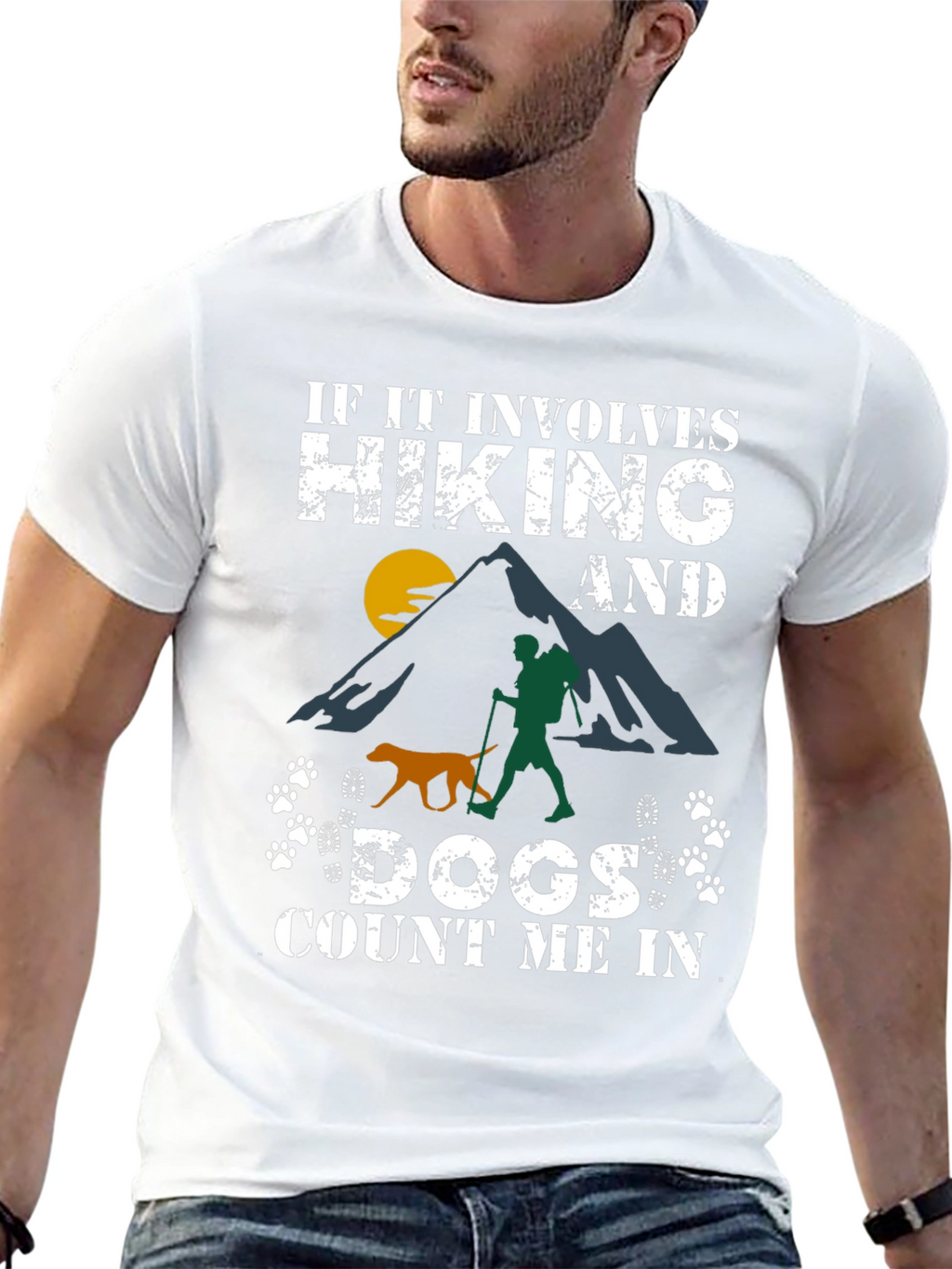 Hiking & Dogs Graphic Tee