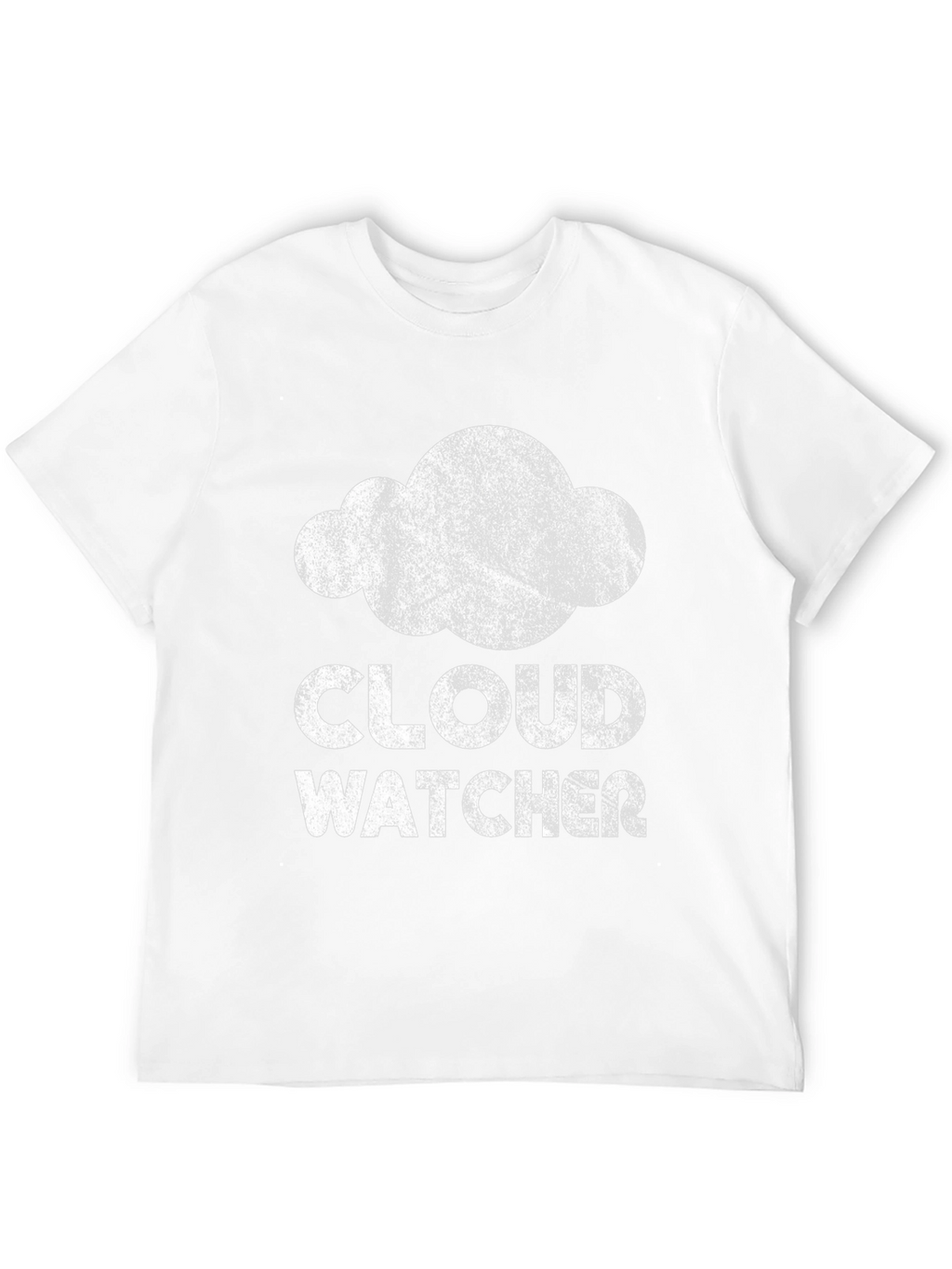 Cloud Watcher Graphic Tee - Black Cotton T-Shirt