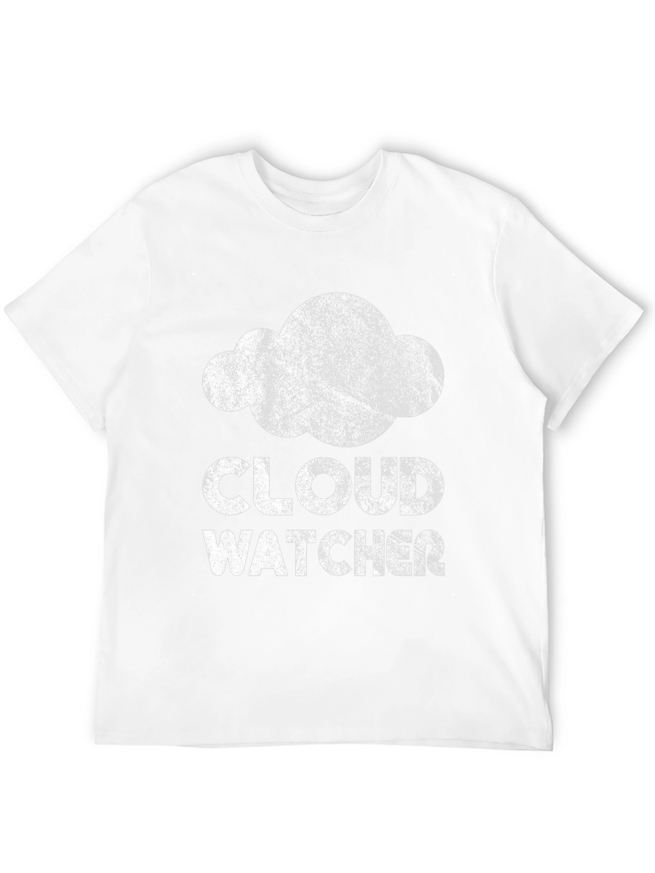 Cloud Watcher Graphic Tee - Black Cotton T-Shirt