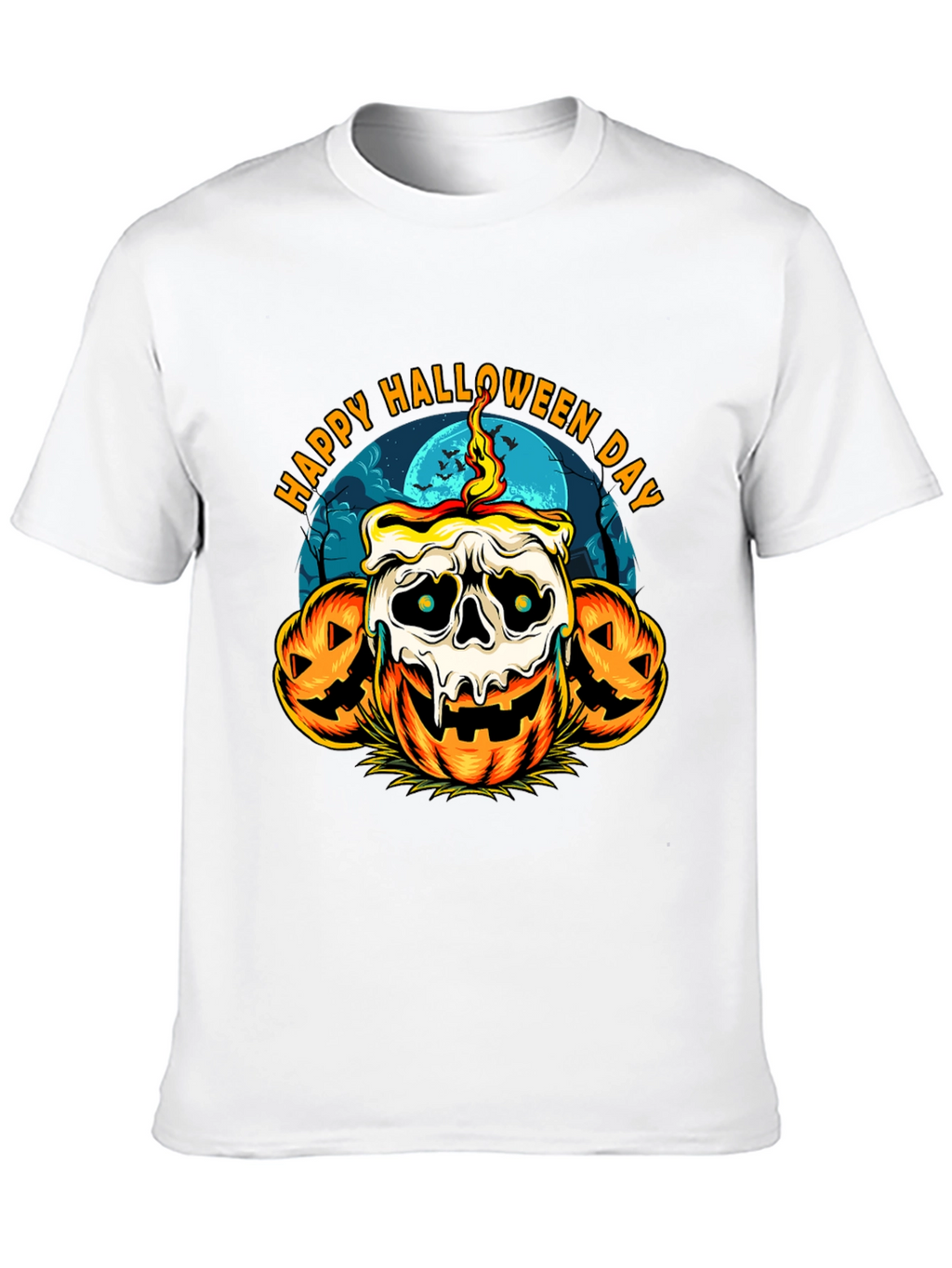 Happy Halloween Day Pumpkin T-Shirt