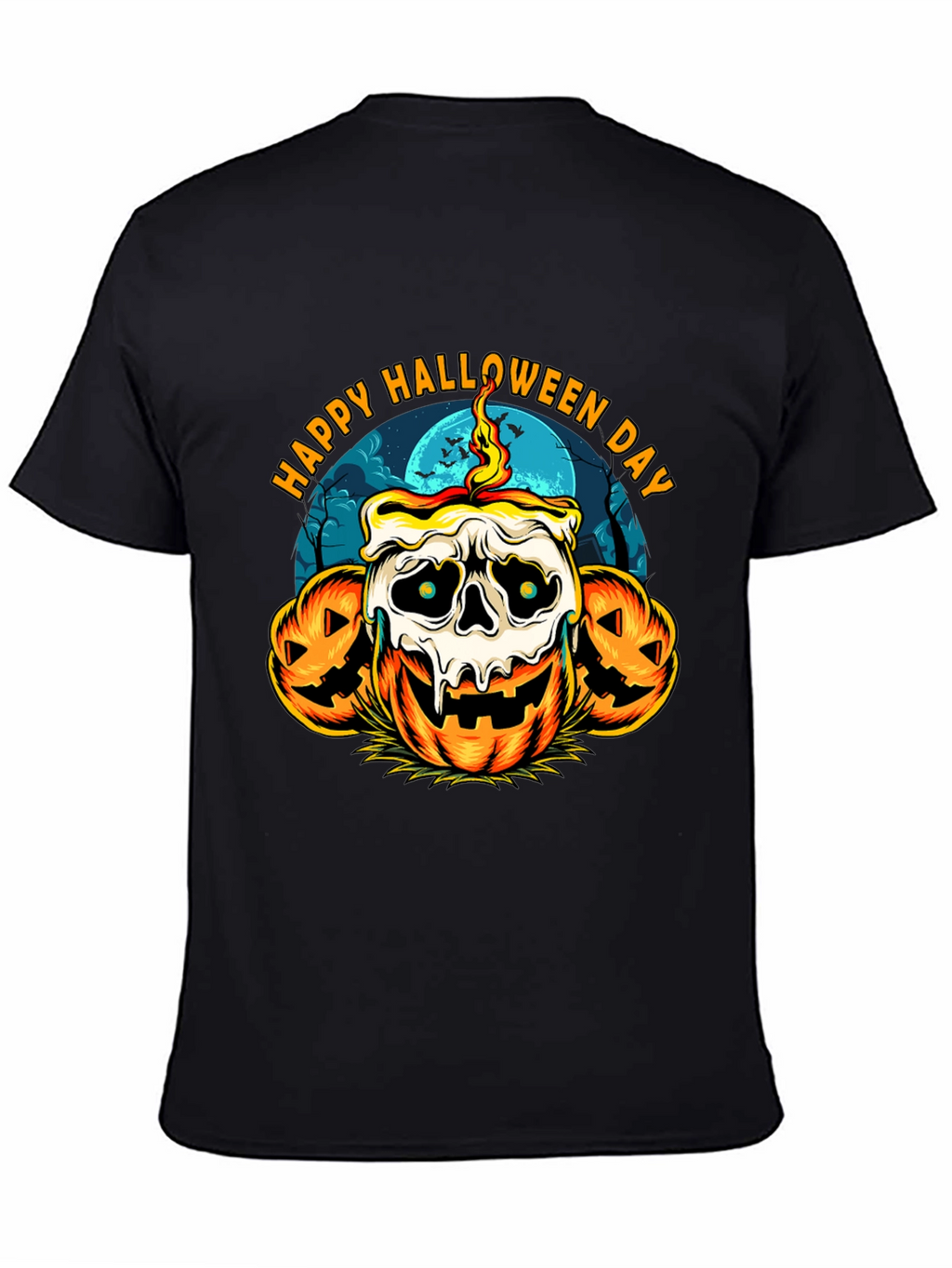 Happy Halloween Day Pumpkin T-Shirt