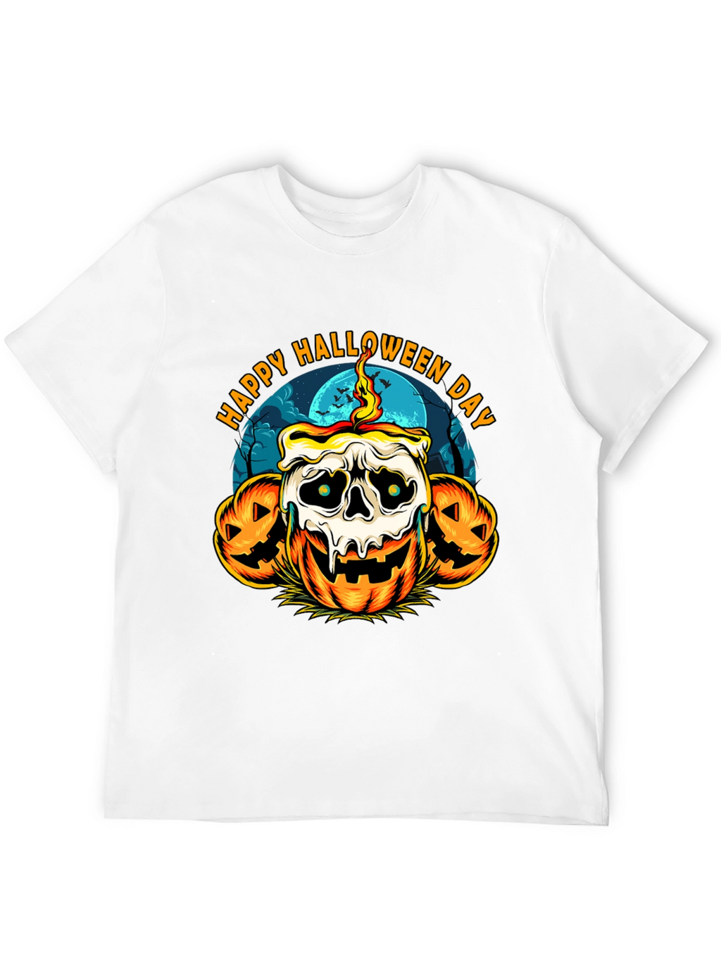 Happy Halloween Day Pumpkin T-Shirt