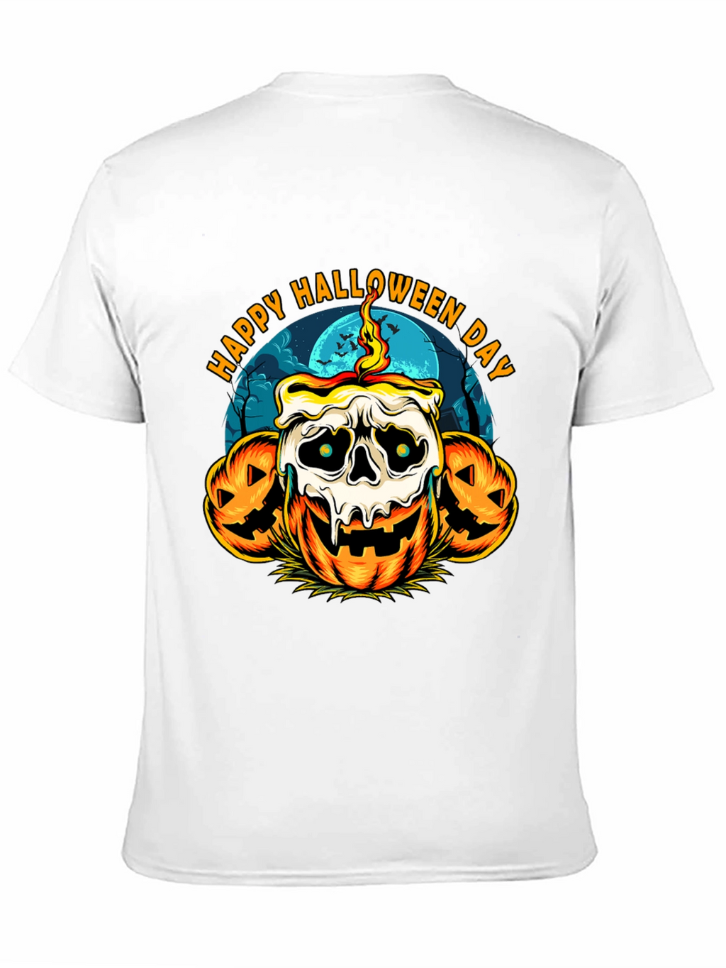 Happy Halloween Day Pumpkin T-Shirt