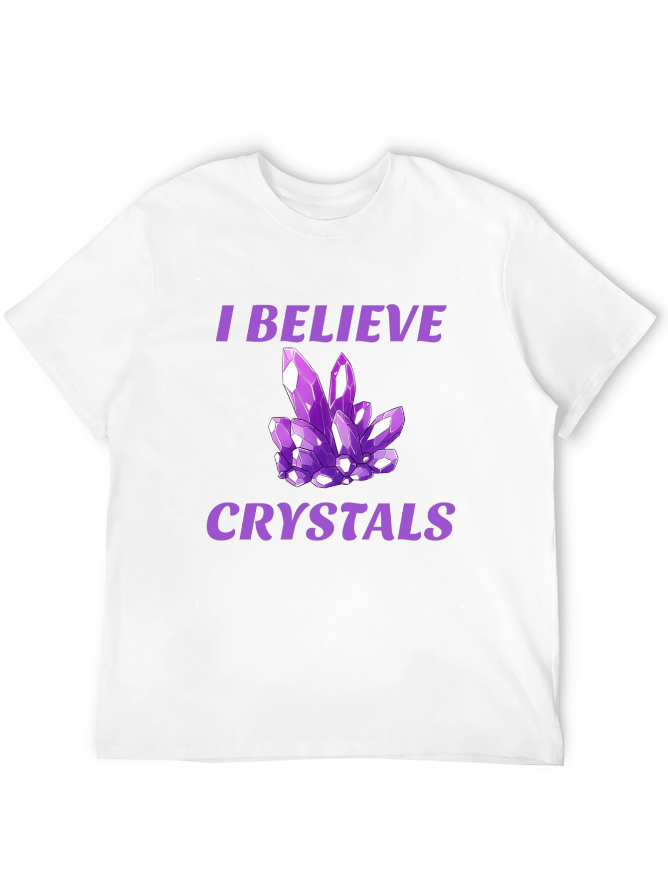 I Believe Crystals Graphic T-Shirt