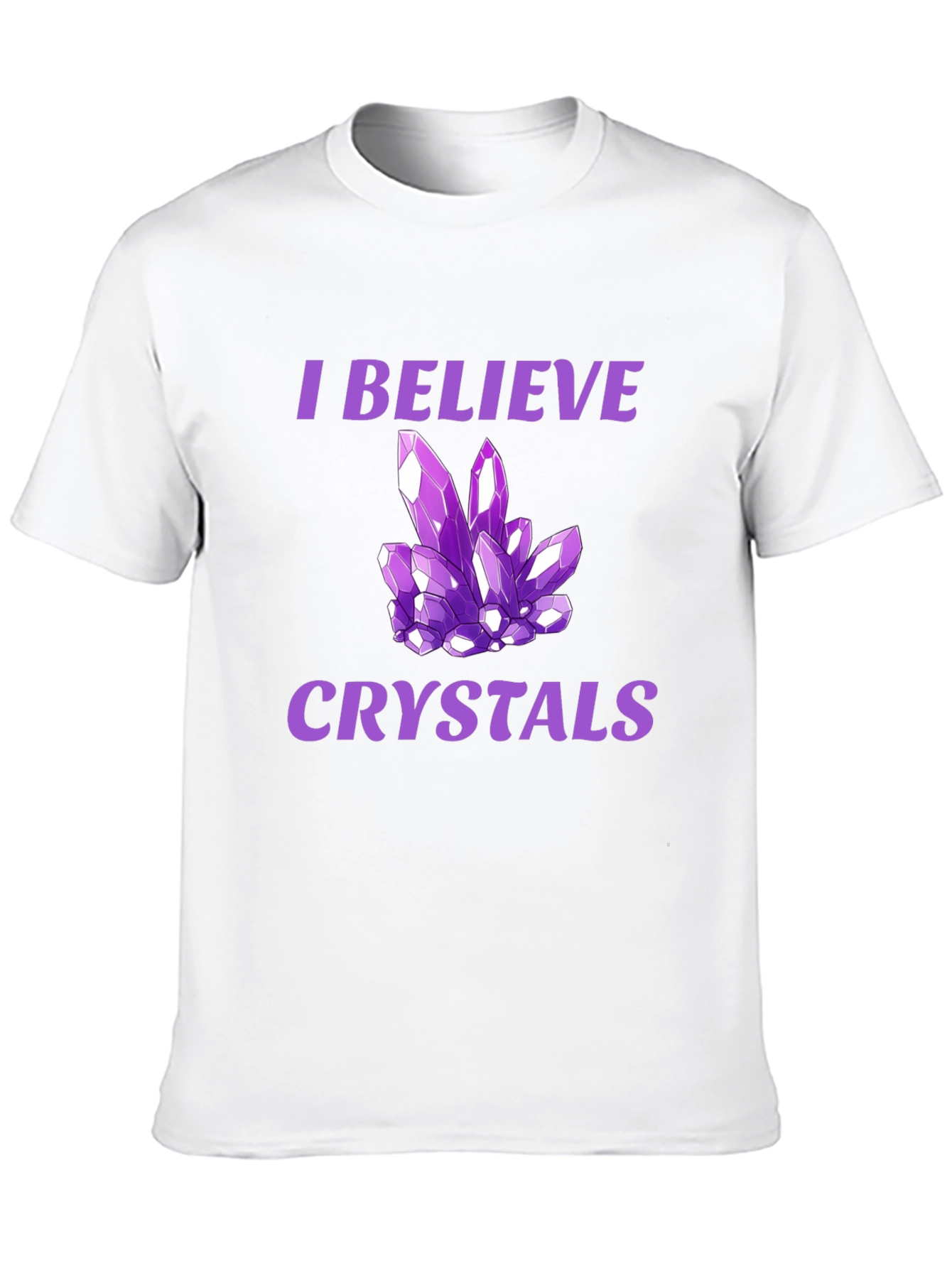 I Believe Crystals Graphic T-Shirt