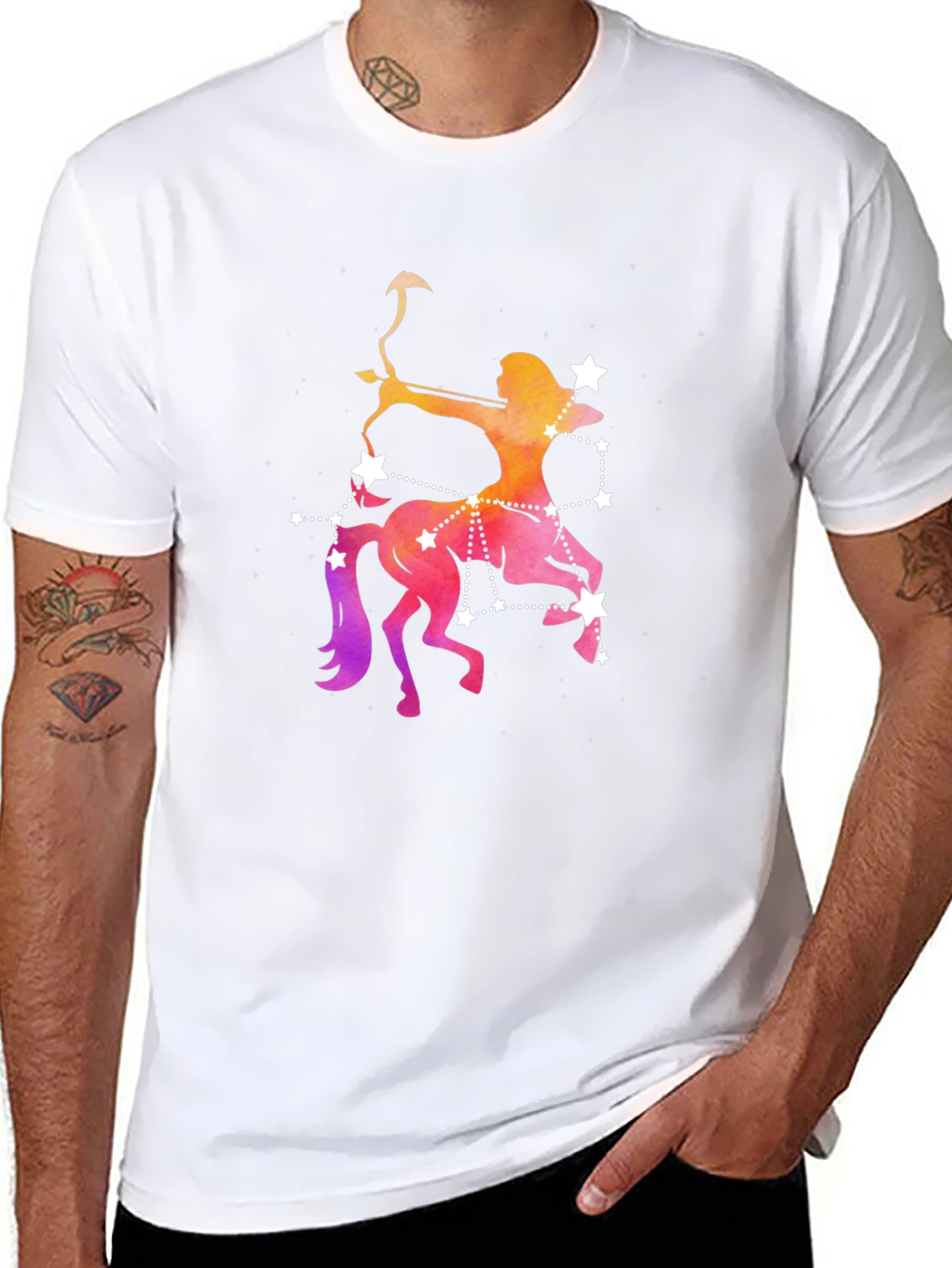 Sagittarius Constellation Graphic T-Shirt