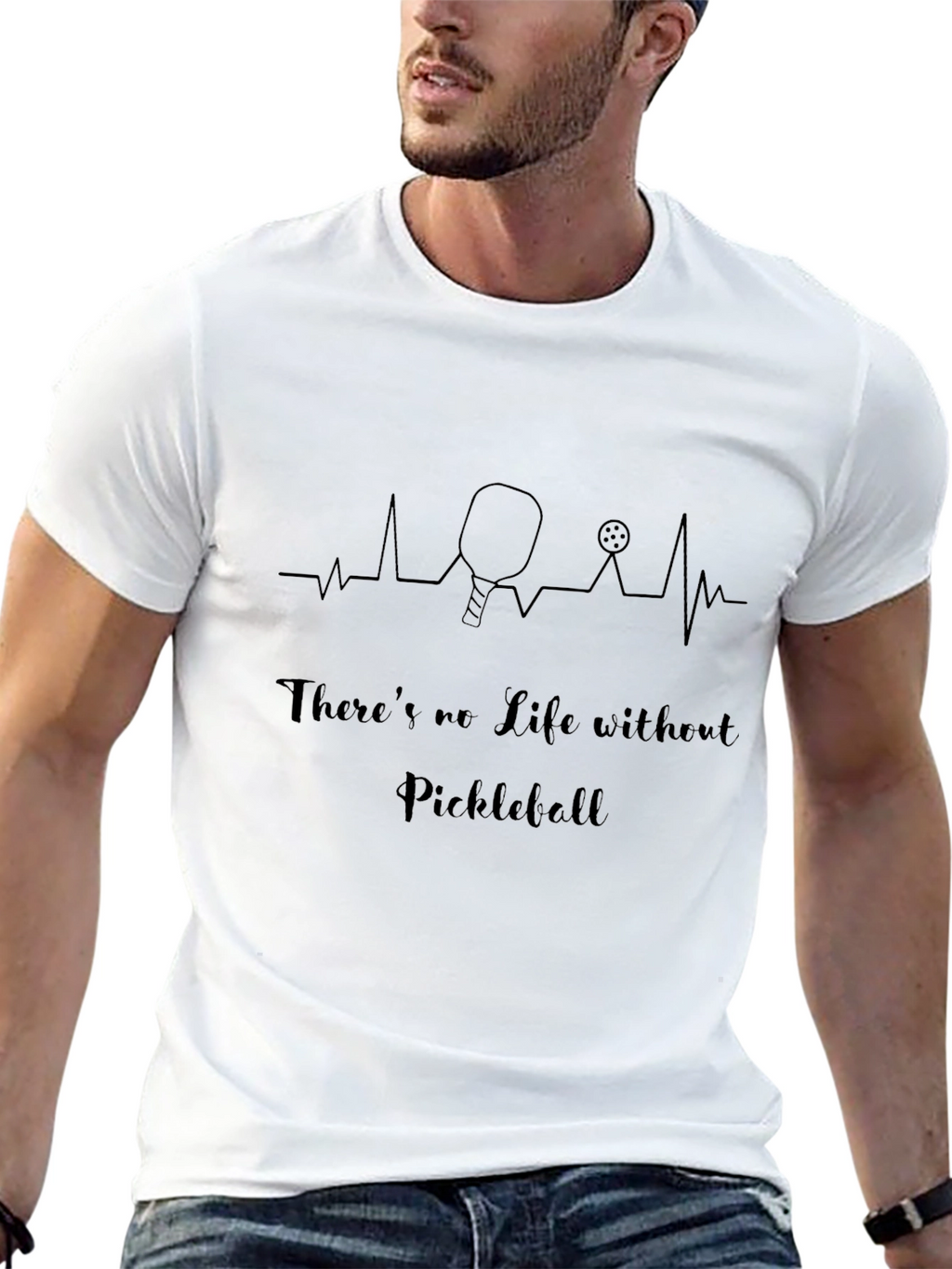 Pickleball Heartbeat T-Shirt