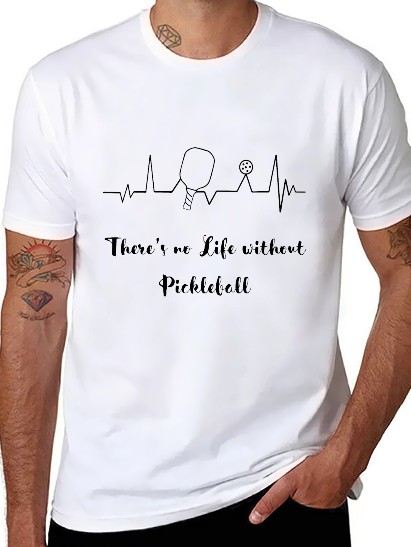 Pickleball Heartbeat T-Shirt