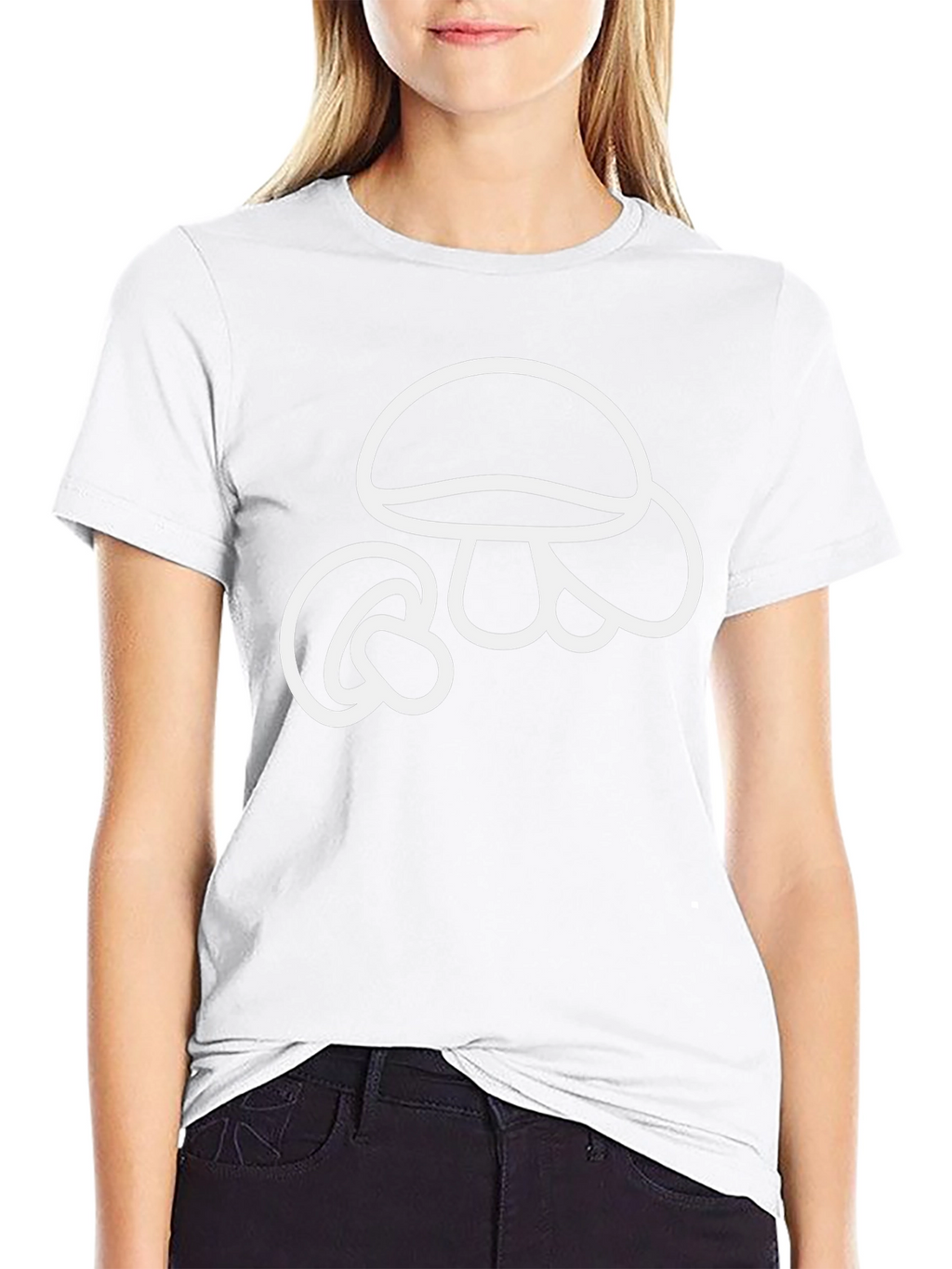 Mushroom Graphic Tee - Classic Black T-Shirt