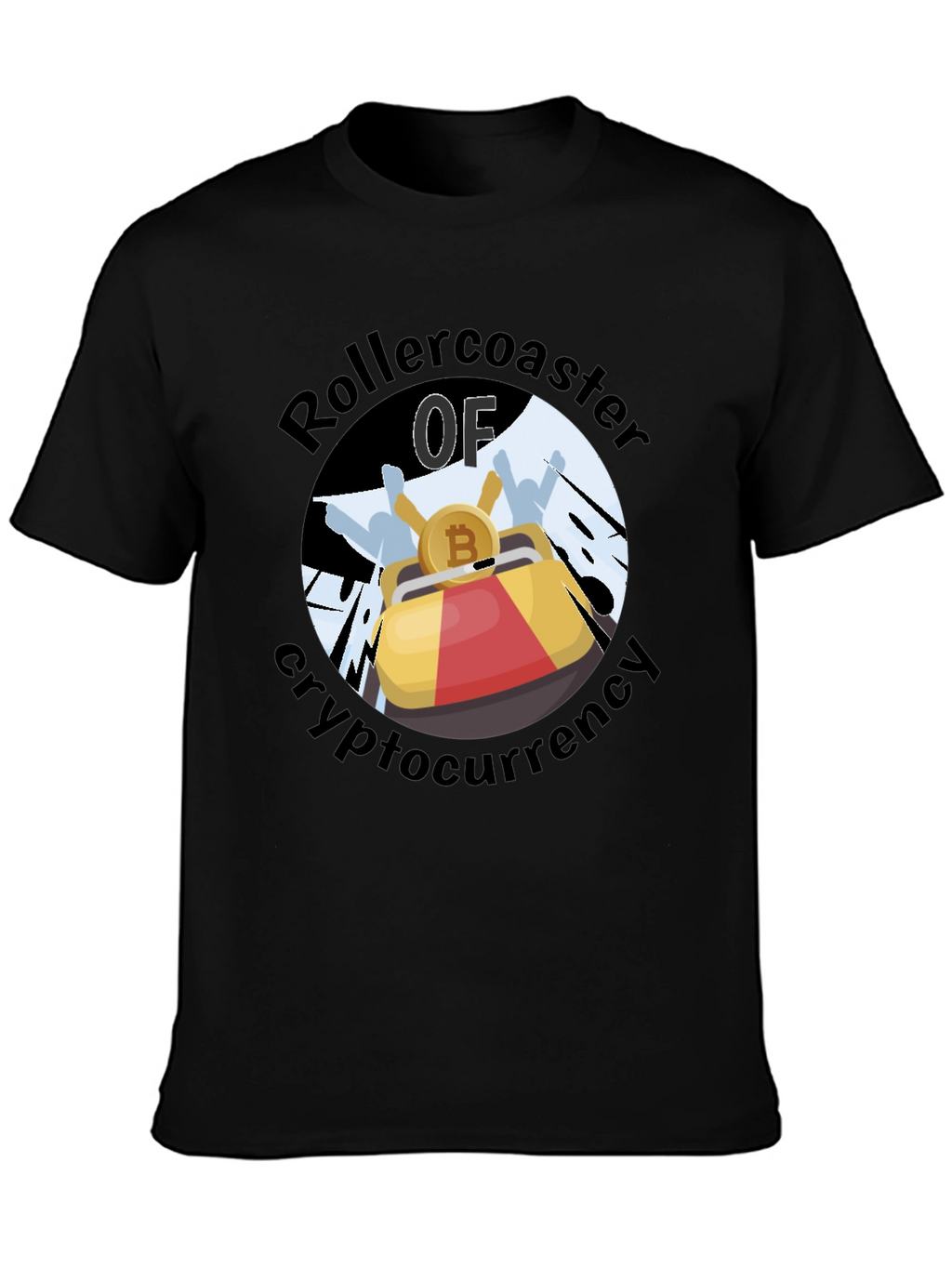 Cryptocurrency Rollercoaster T-Shirt