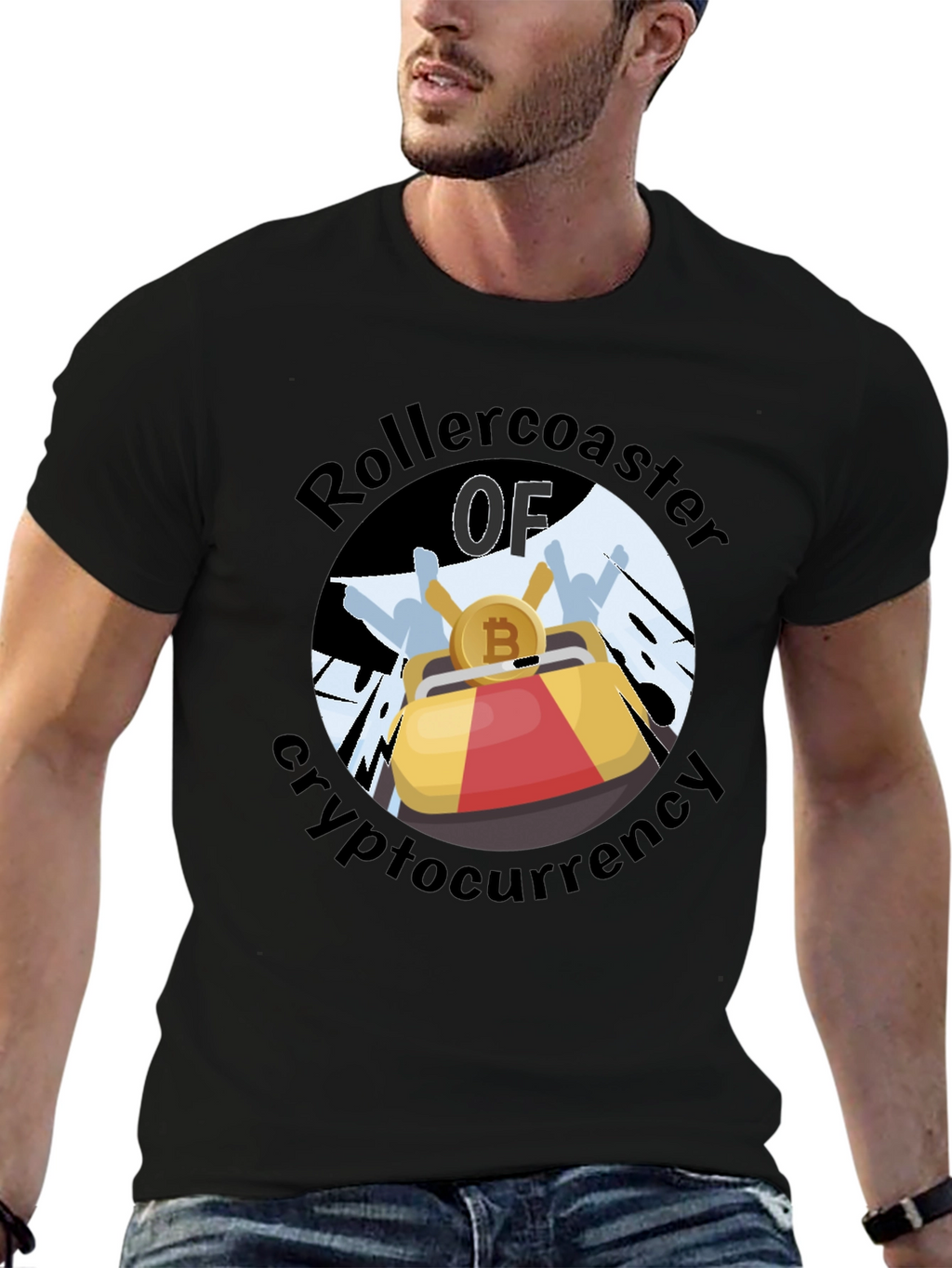 Cryptocurrency Rollercoaster T-Shirt