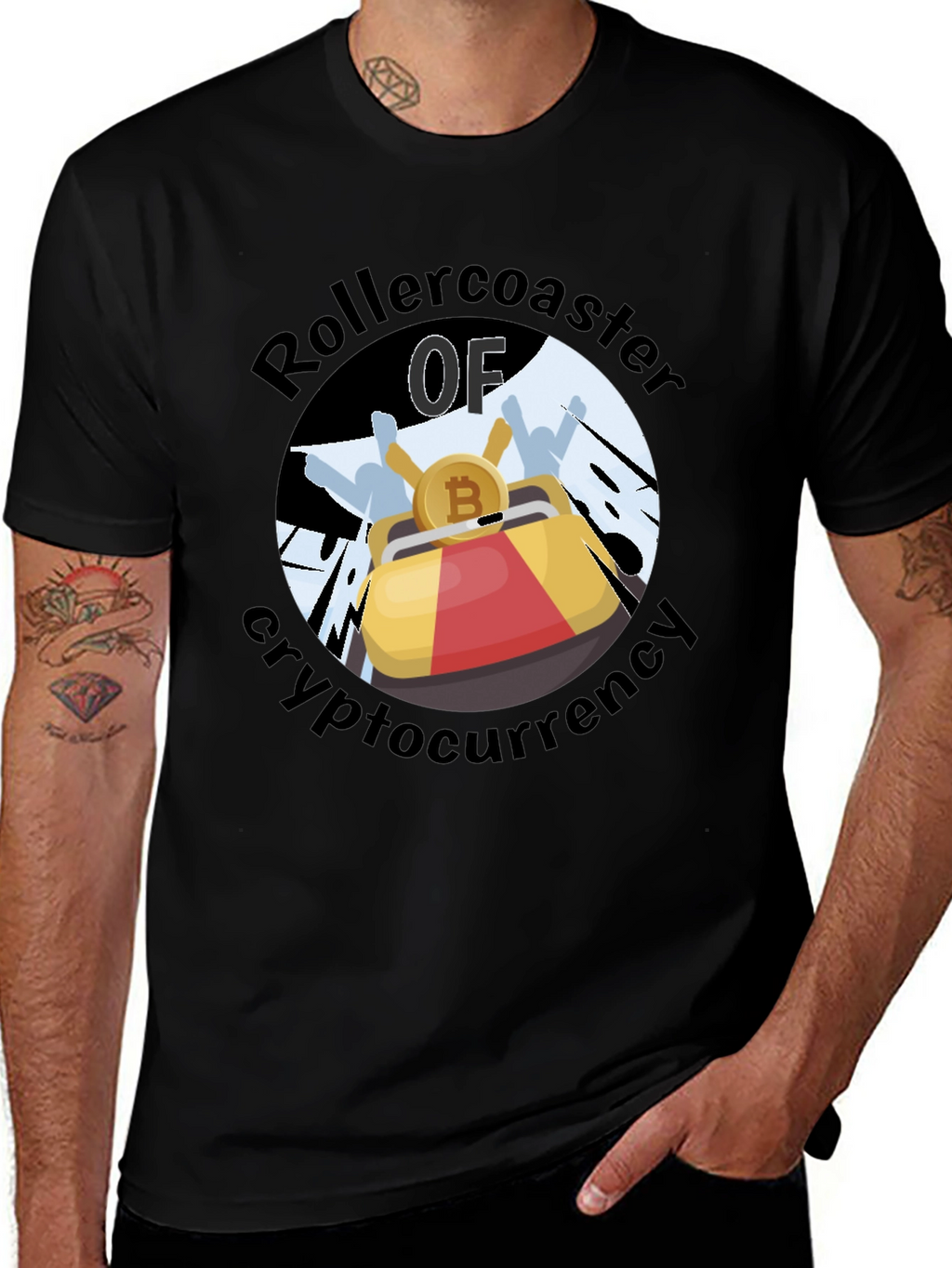 Cryptocurrency Rollercoaster T-Shirt