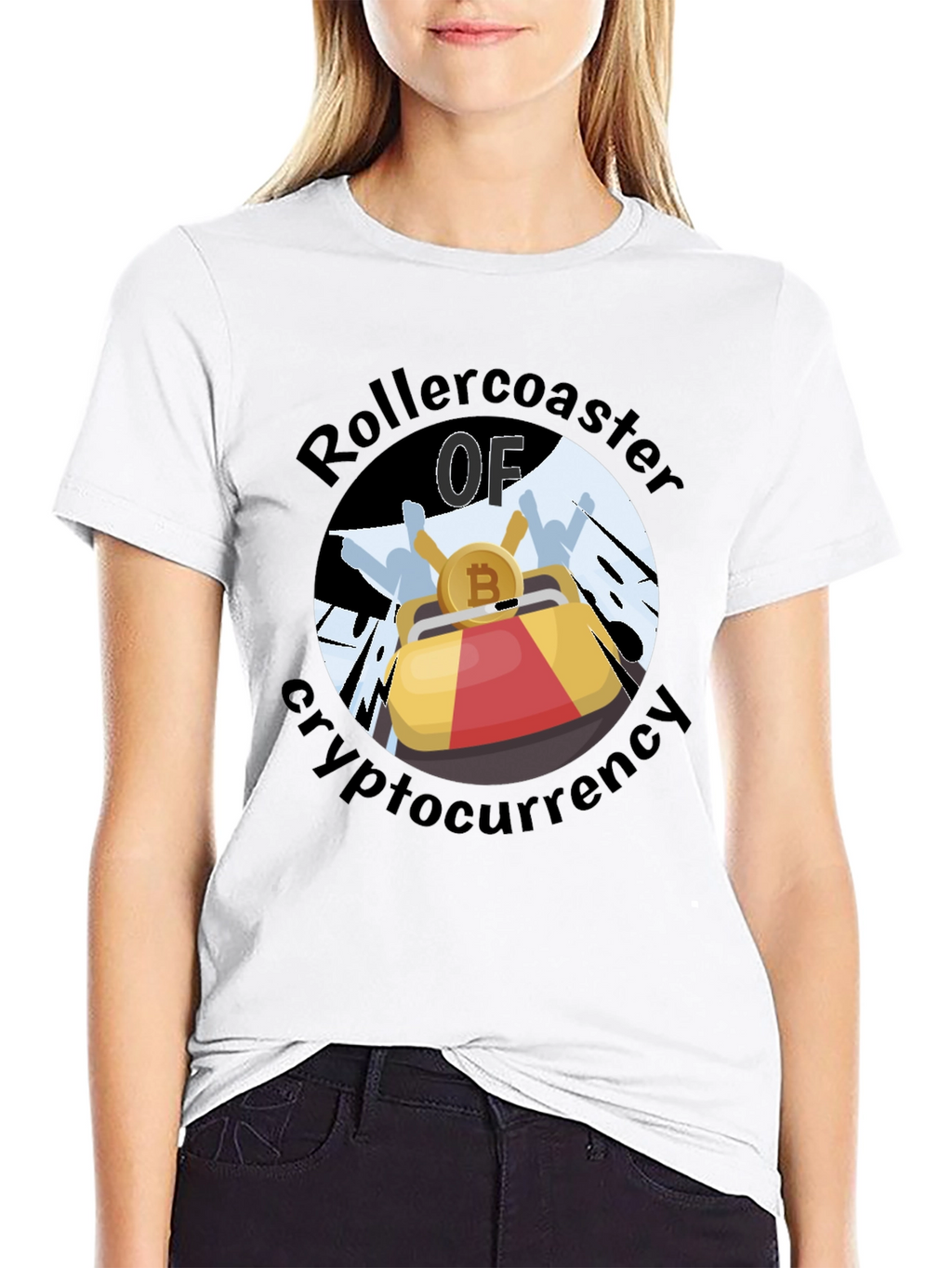 Cryptocurrency Rollercoaster T-Shirt