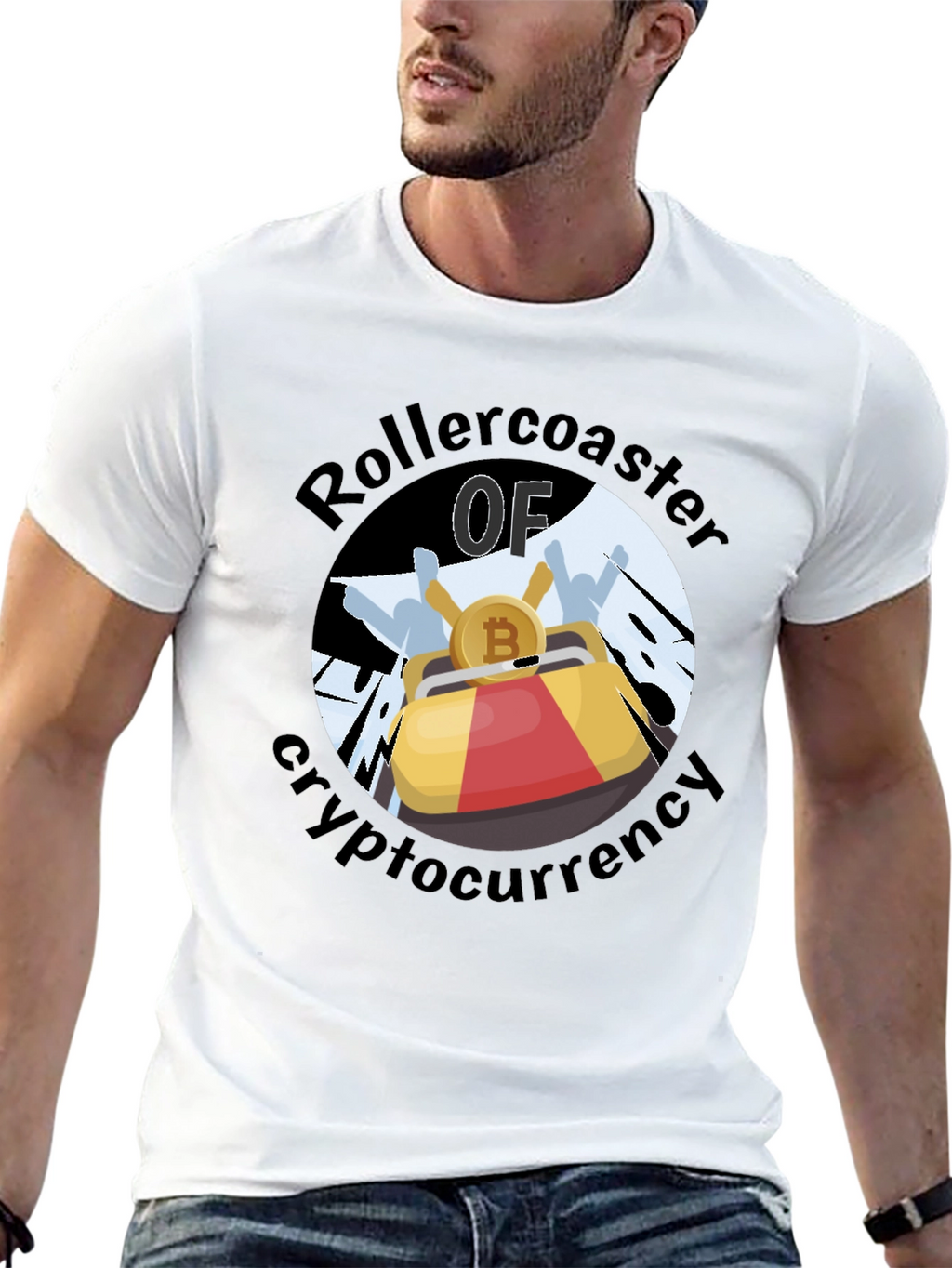 Cryptocurrency Rollercoaster T-Shirt