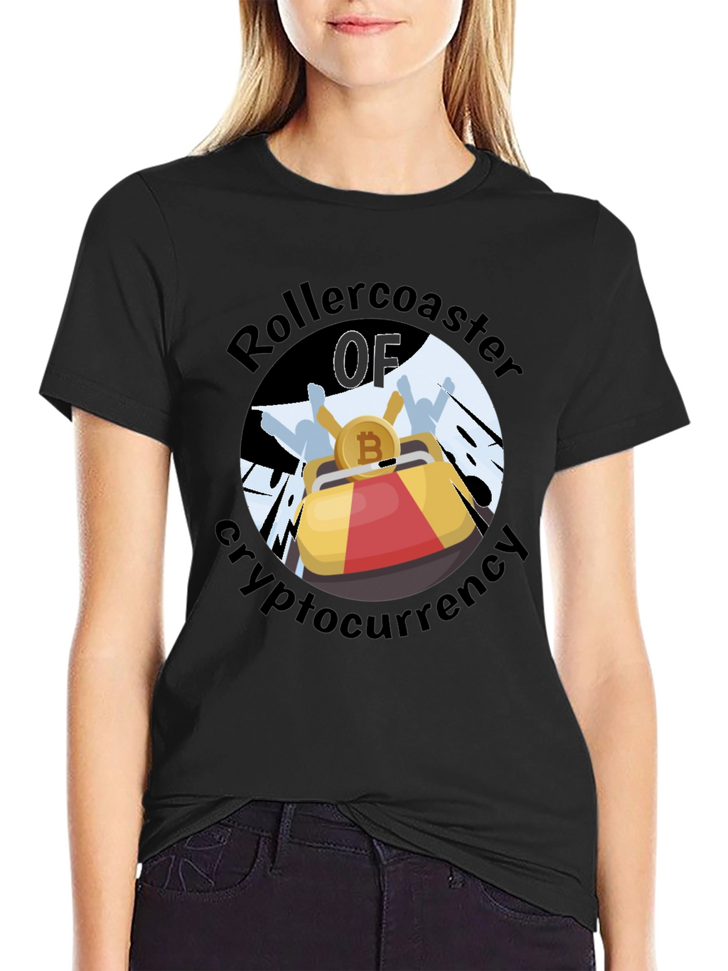 Cryptocurrency Rollercoaster T-Shirt