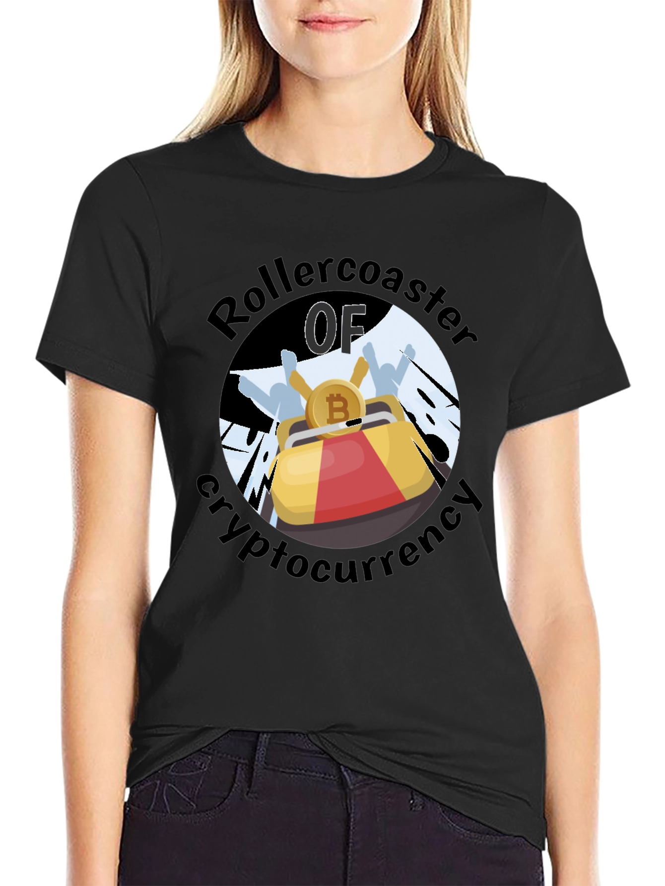 Cryptocurrency Rollercoaster T-Shirt