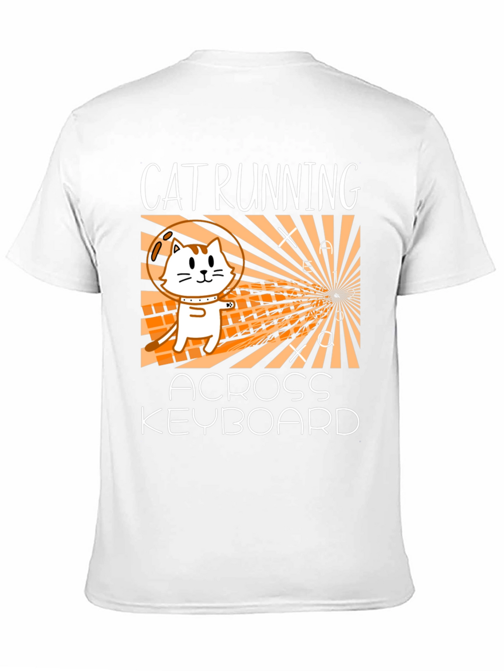 Cat Running Across Keyboard T-Shirt