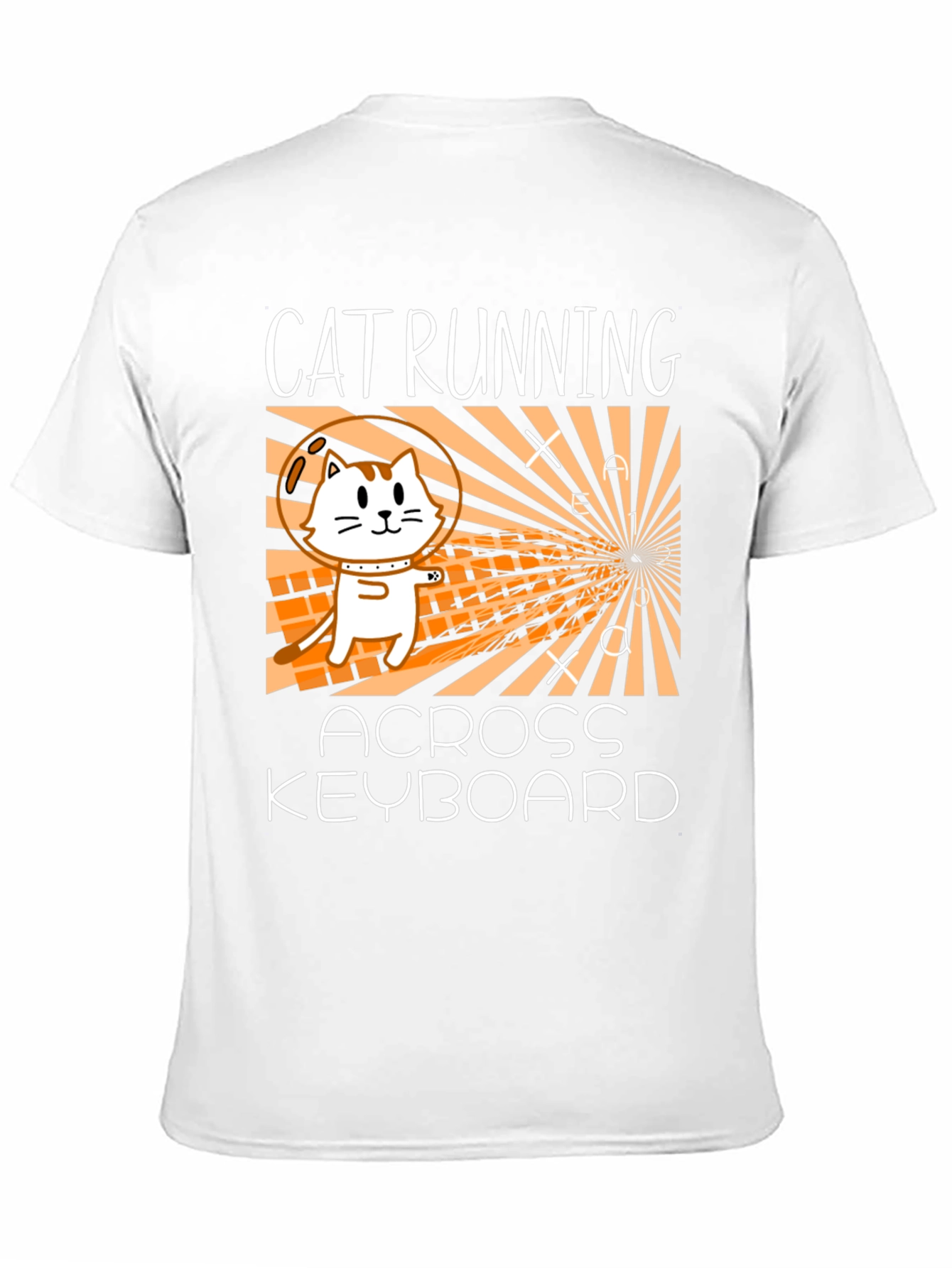 Cat Running Across Keyboard T-Shirt