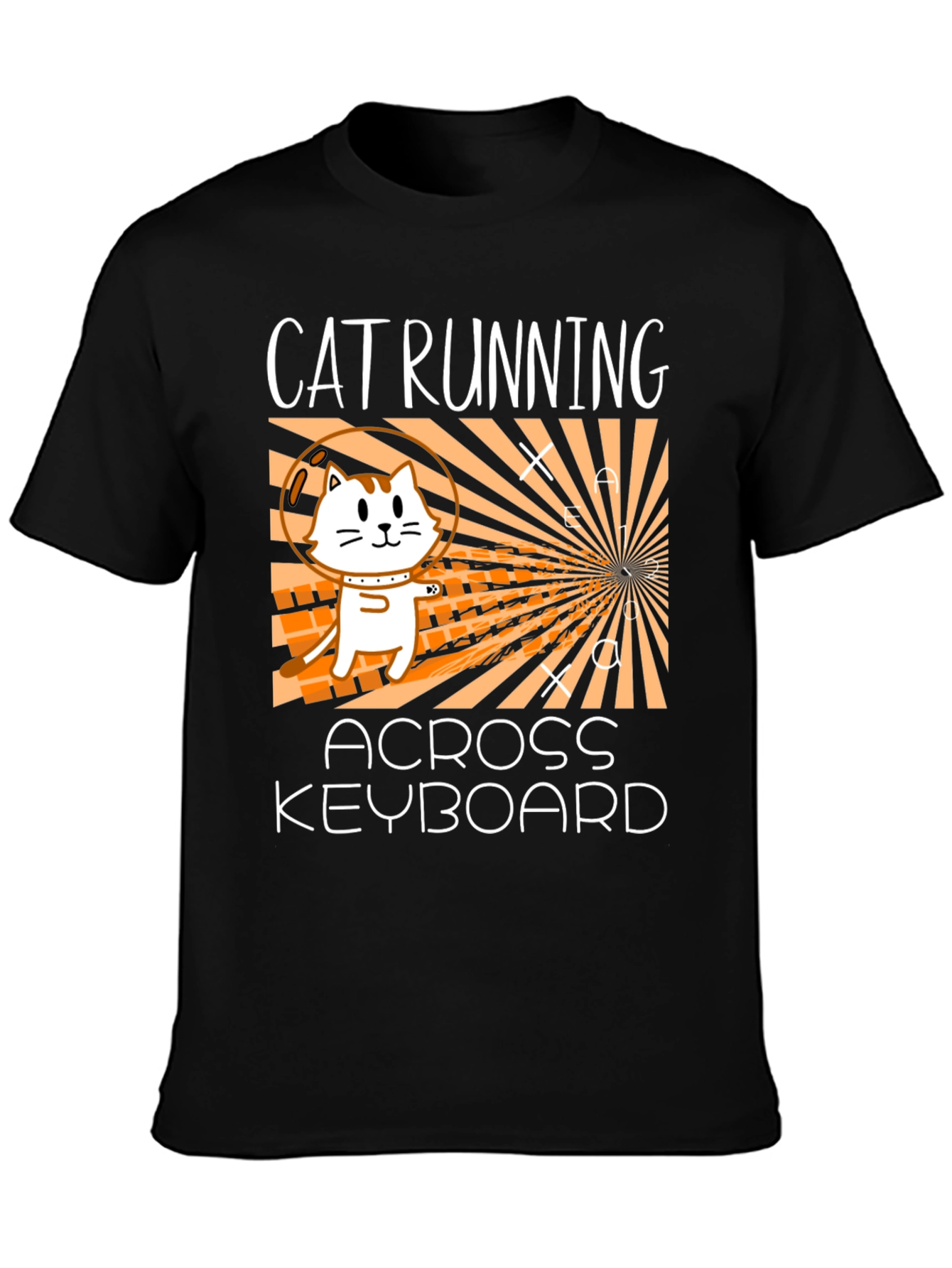 Cat Running Across Keyboard T-Shirt