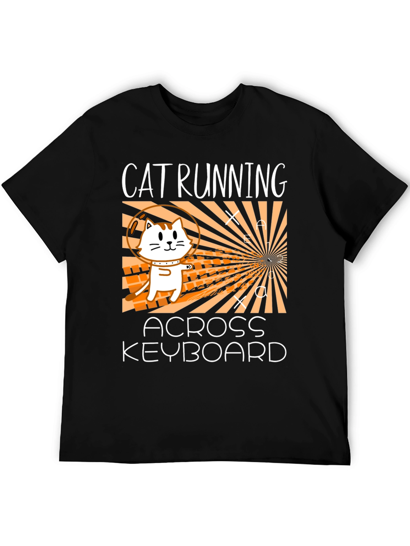 Cat Running Across Keyboard T-Shirt